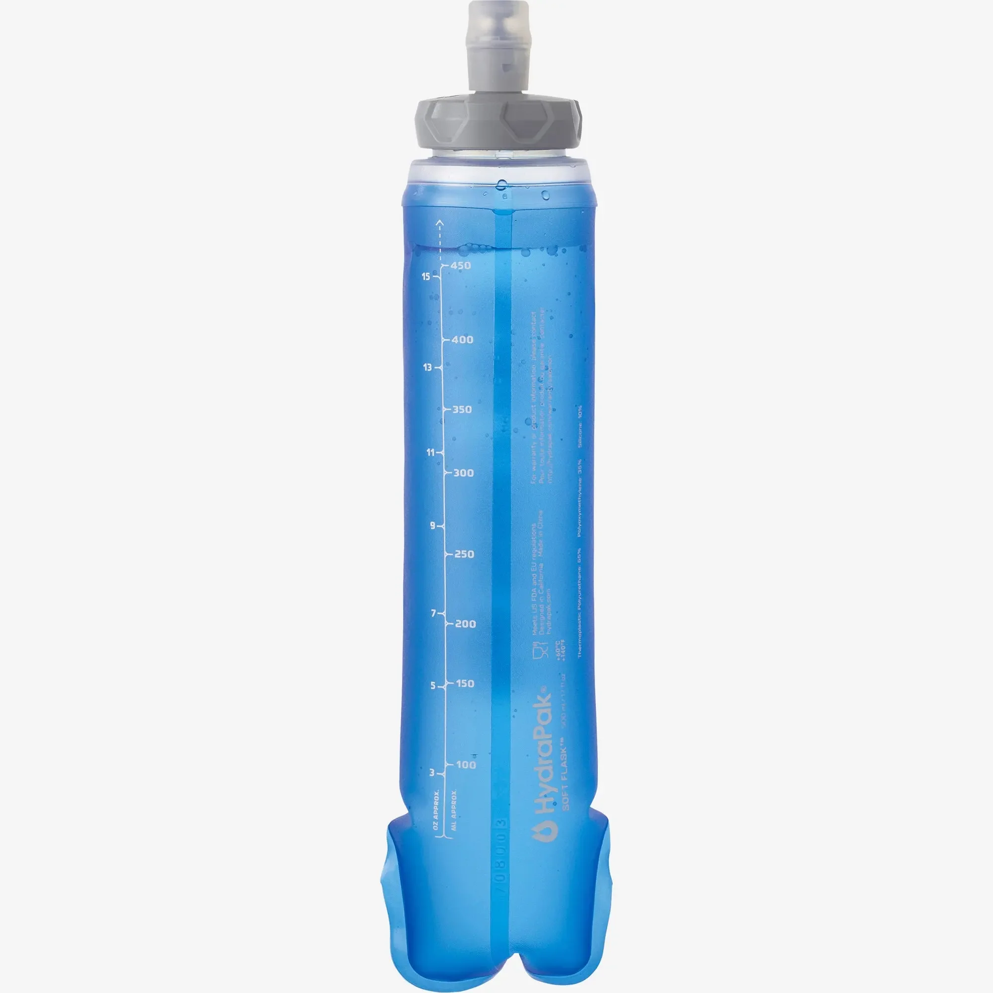 Salomon Soft Hydration Flask (500ml/17oz)(Clear Blue) - Image 2
