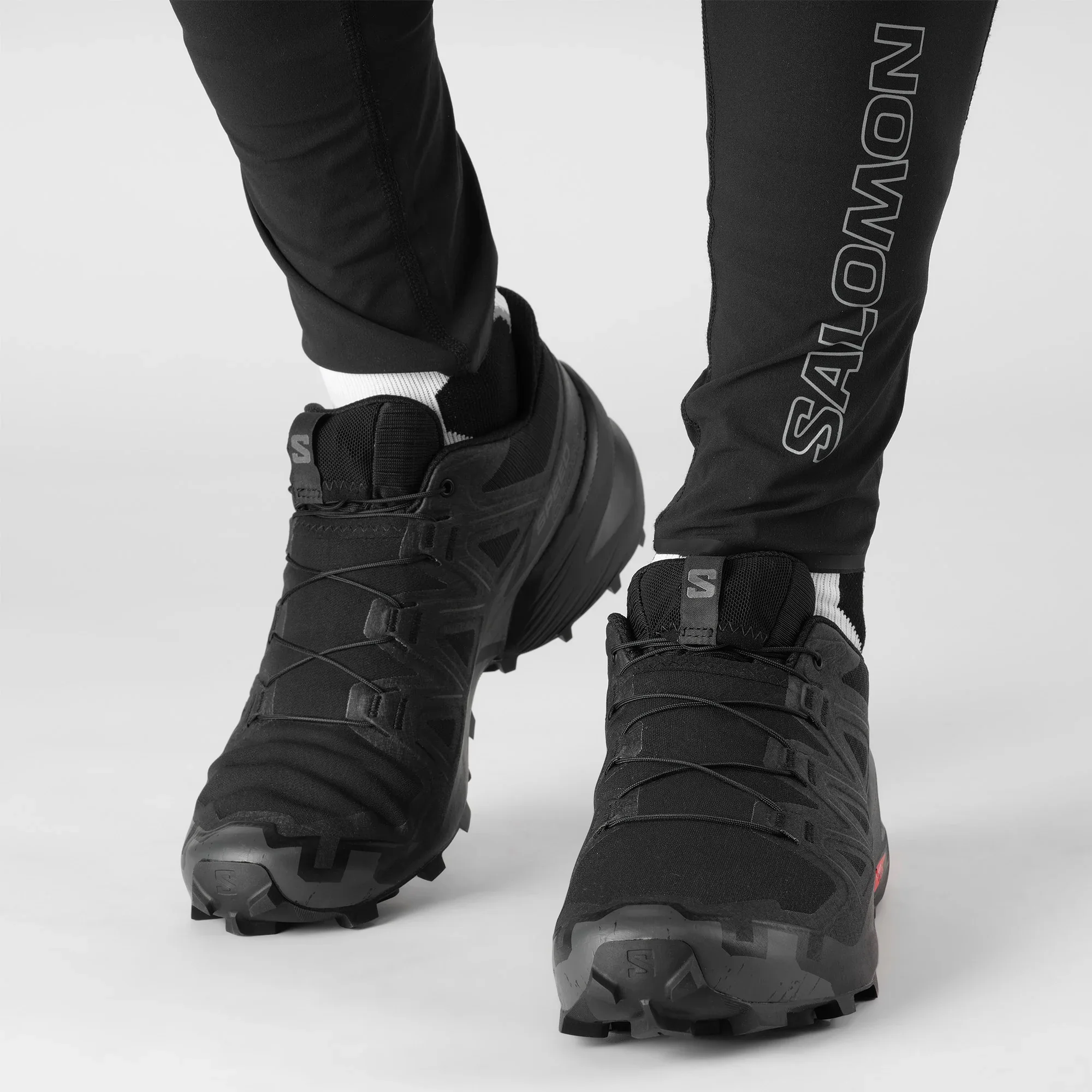 Salomon Men's Speedcross 6 Wide Fit Trail Running Shoes (Black/Phantom) - Image 7