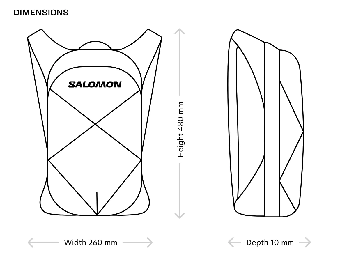 Salomon Trailblazer 20L Daysack (Black/Alloy)(One Size) - Image 9