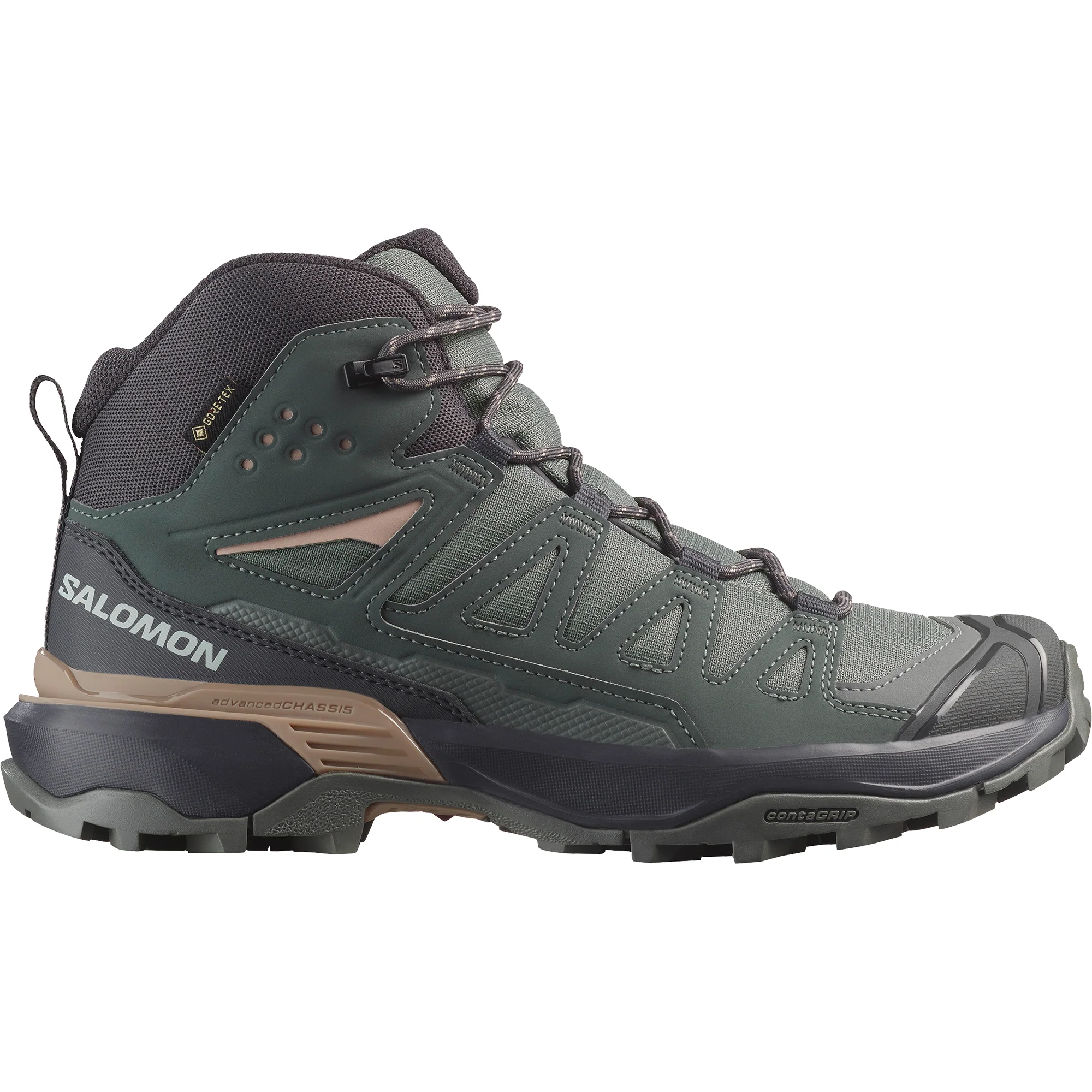 Salomon Women's X Ultra 360 Gore-Tex Mid Trail Boots (Sedona Sage/Urban Chic/Etherea)