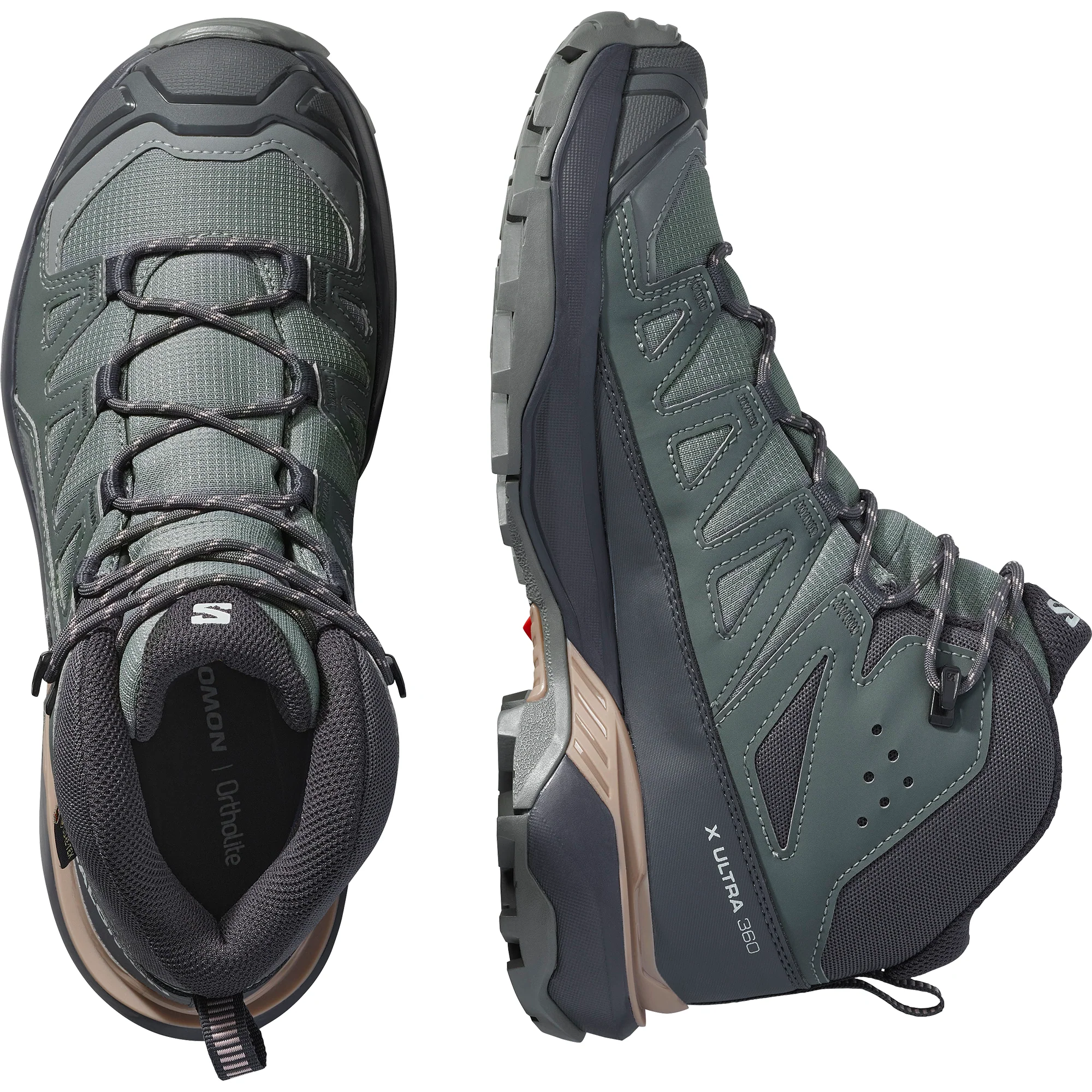 Salomon Women's X Ultra 360 Gore-Tex Mid Trail Boots (Sedona Sage/Urban Chic/Etherea) - Image 4