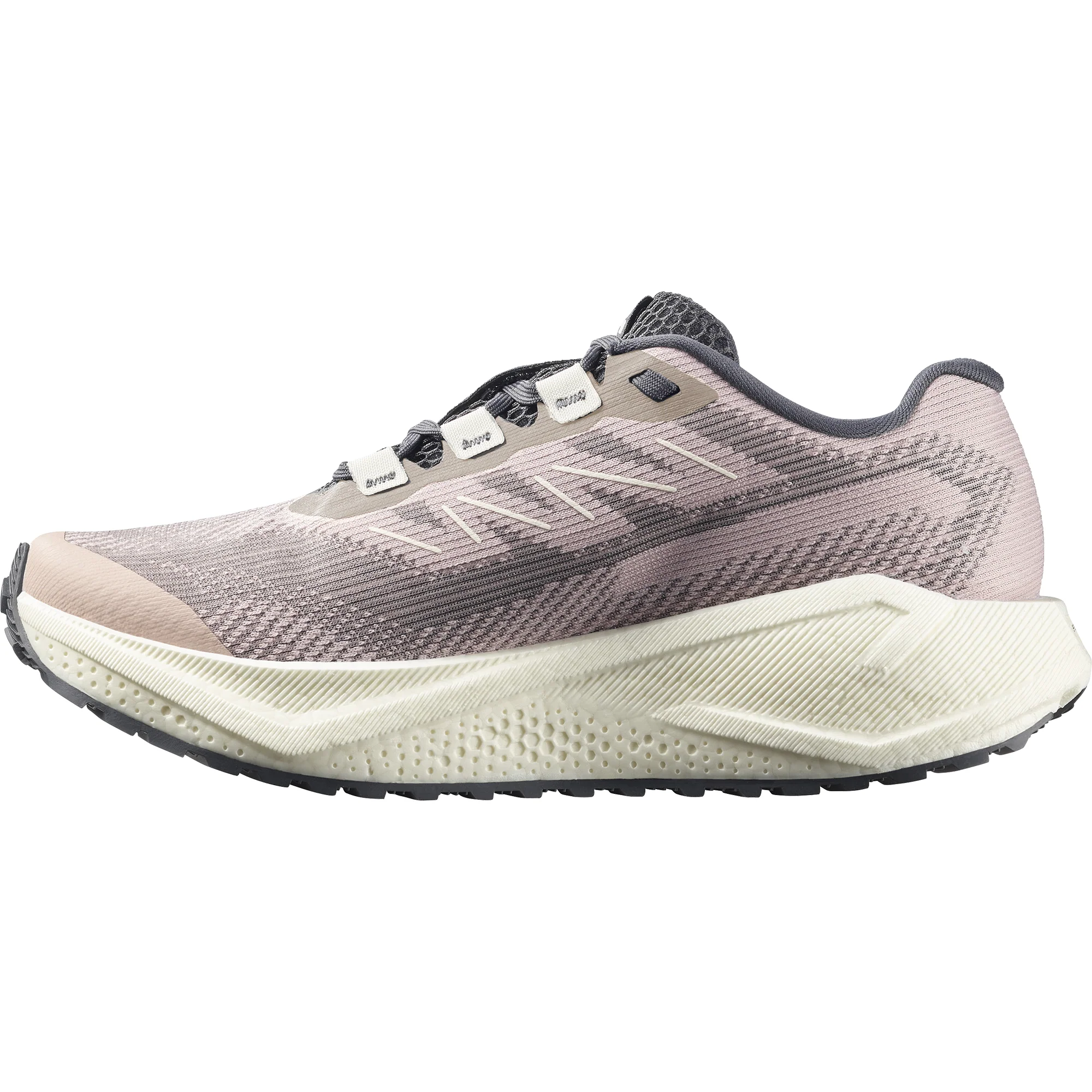 Salomon Women's Aero Blaze 3 Gravel Running Shoes (Shadow Grey/Vanilla Ice) - Image 2