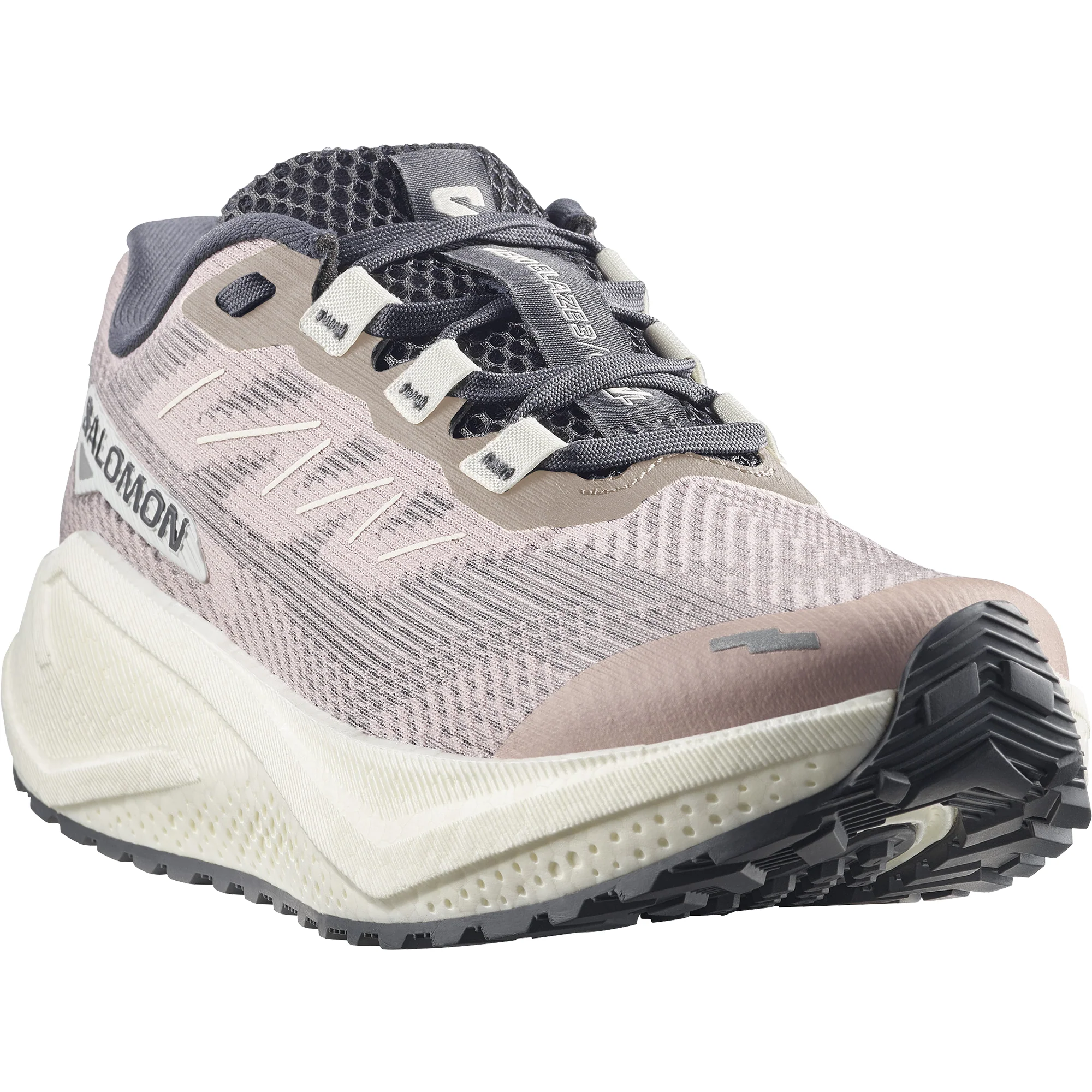 Salomon Women's Aero Blaze 3 Gravel Running Shoes (Shadow Grey/Vanilla Ice) - Image 4