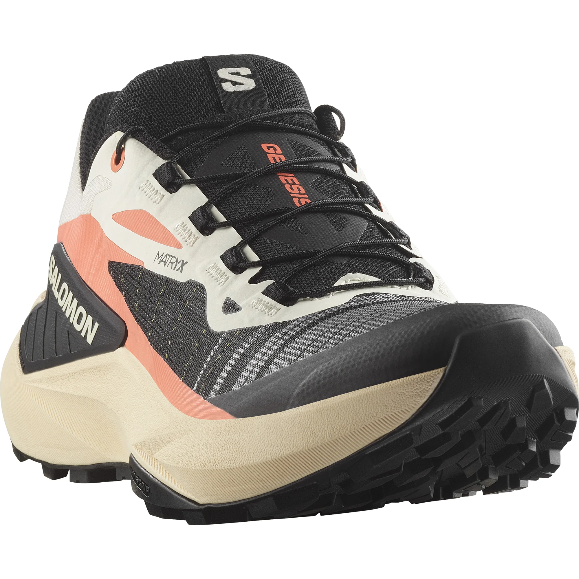 Salomon Women's Genesis Trail Running Shoes (Fusion Coral/Tender Peach) - Image 4