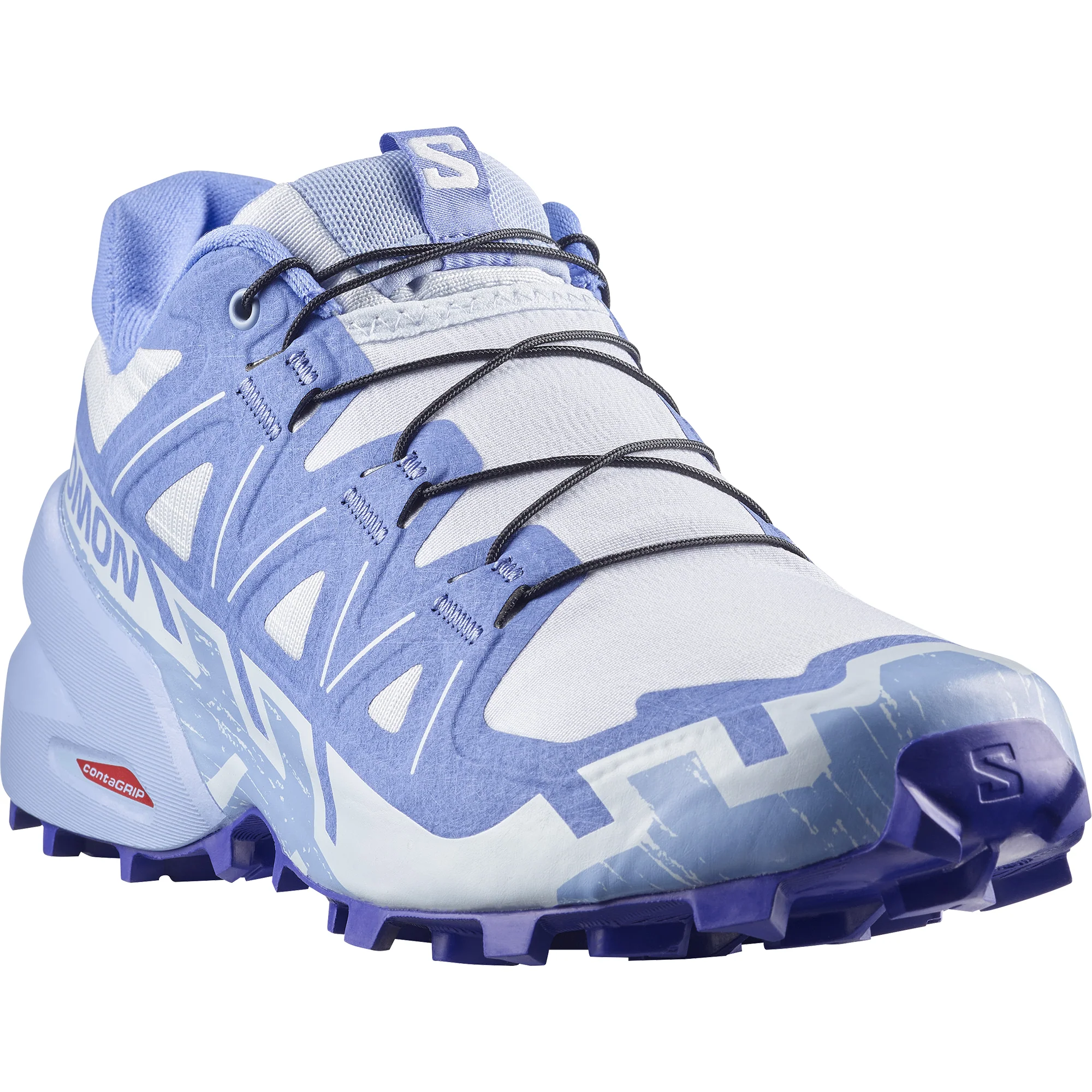 Salomon Women's Speedcross 6 Trail Running Shoes (Ancient Water/Brunnera Blue) - Image 4