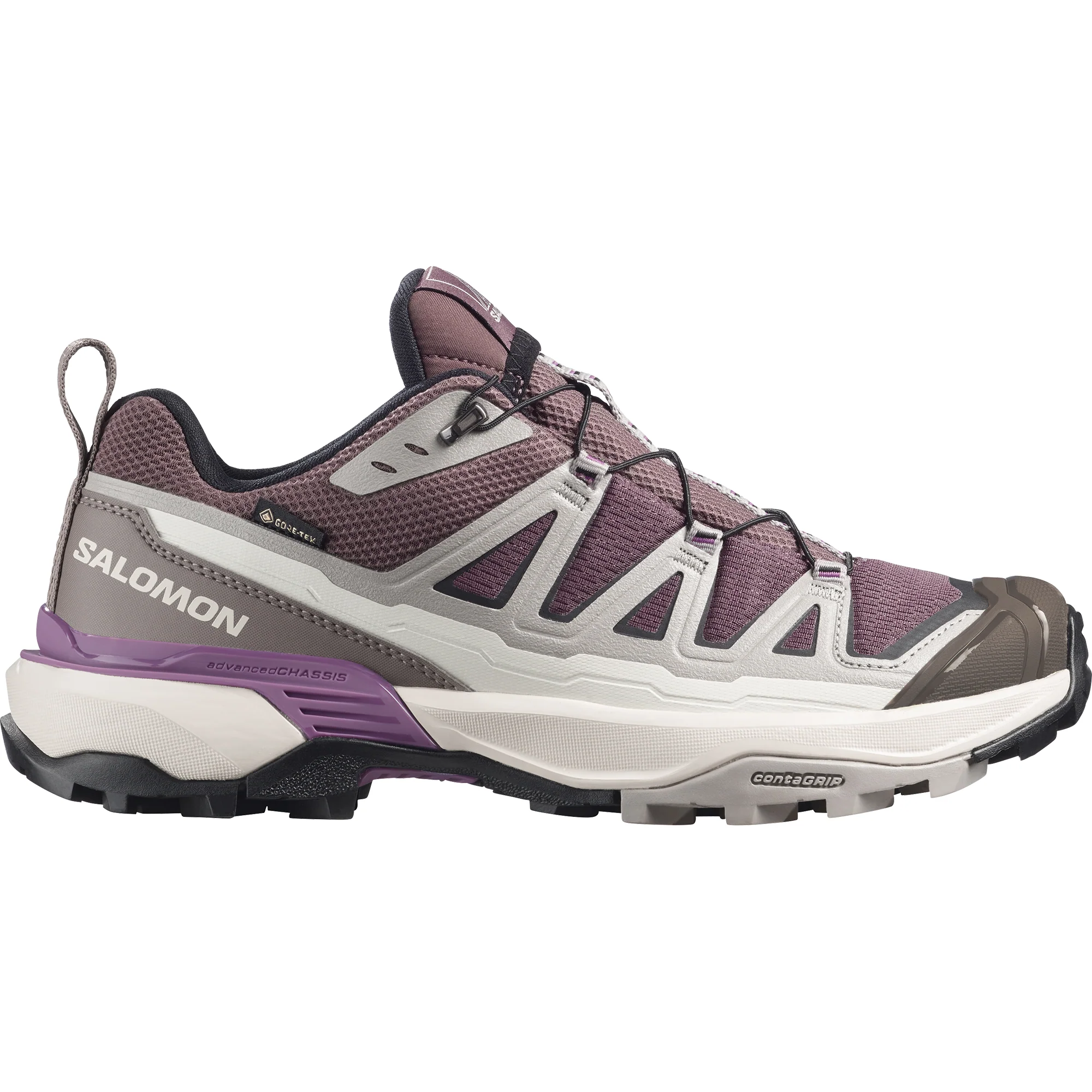 Salomon Women's X Ultra 360 Edge Gore-Tex Trail Shoes (Huckleberry/Paloma)