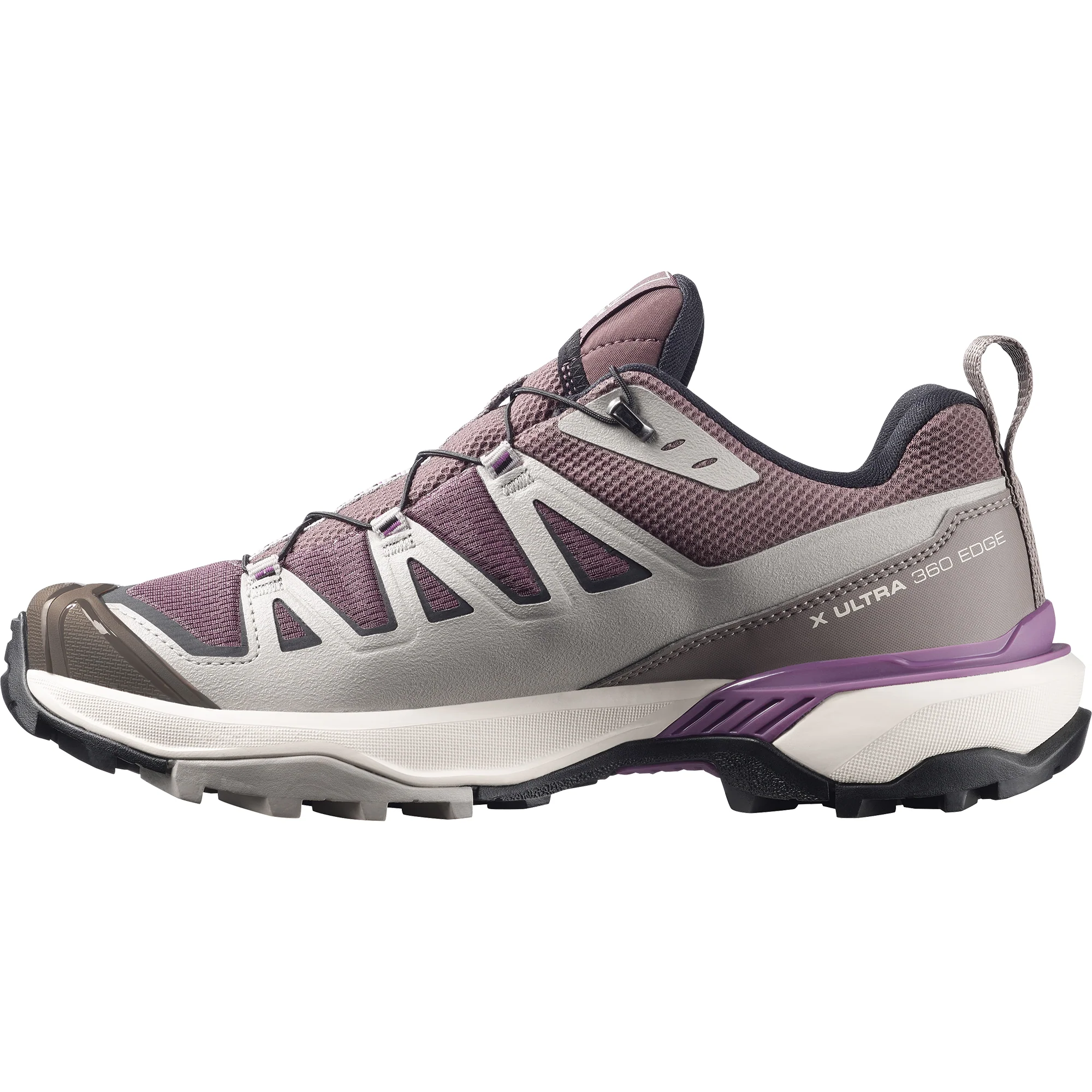 Salomon Women's X Ultra 360 Edge Gore-Tex Trail Shoes (Huckleberry/Paloma) - Image 2