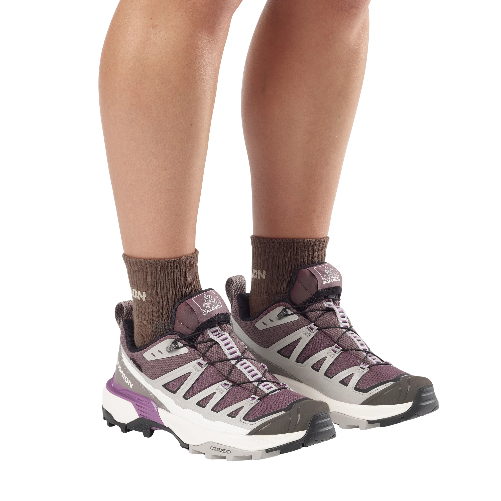 Salomon Women's X Ultra 360 Edge Gore-Tex Trail Shoes (Huckleberry/Paloma) - Image 6