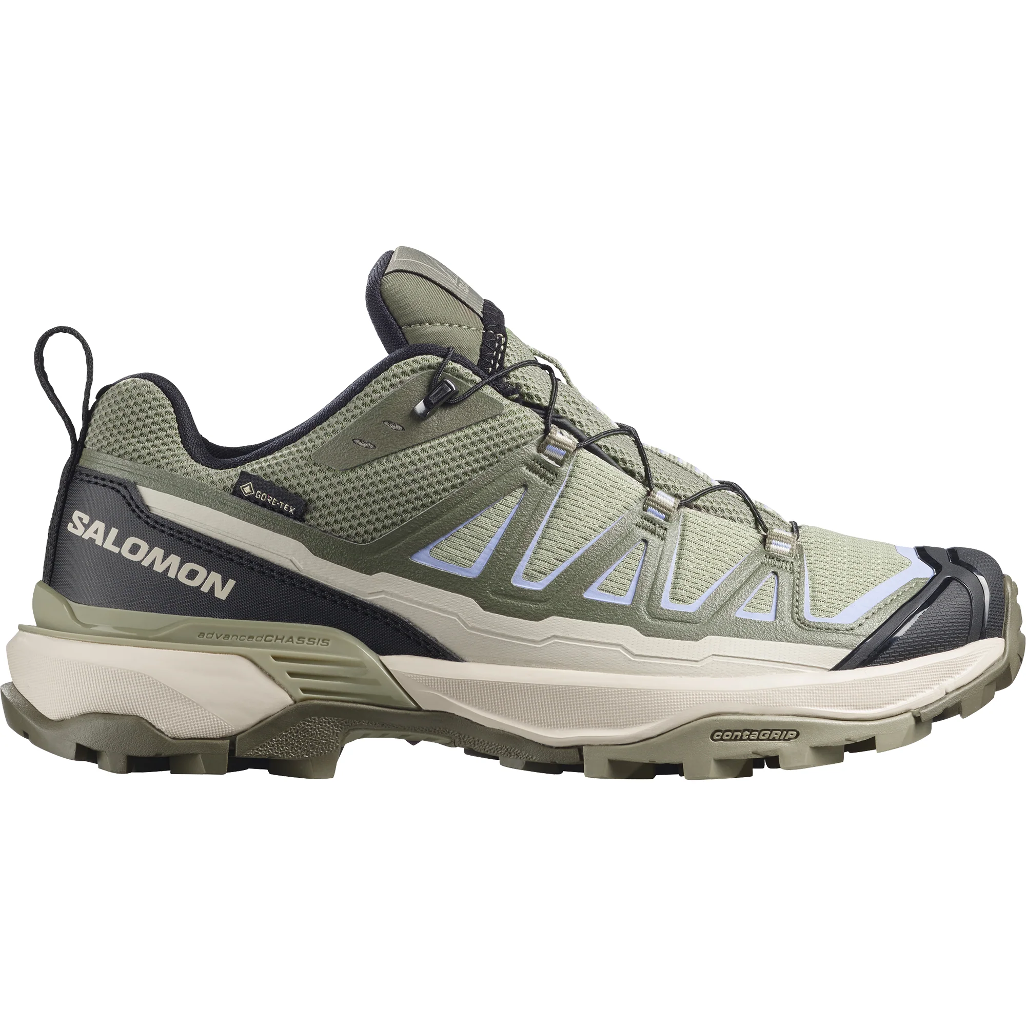 Salomon Women's X Ultra 360 Edge Gore-Tex Trail Shoes (Tea/Deep Lichen Green)