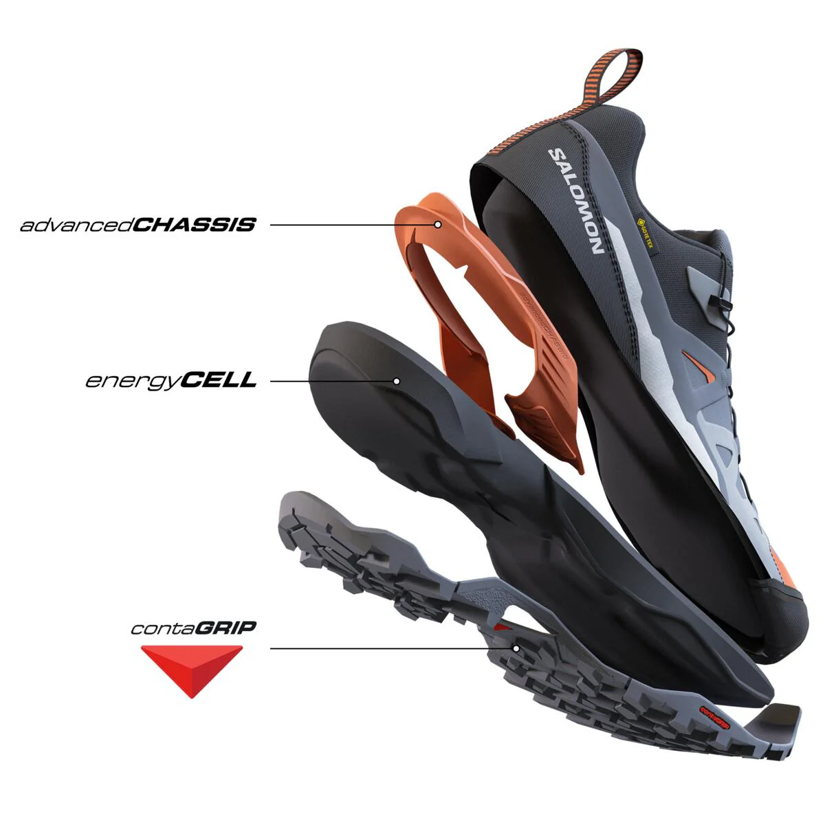 Salomon Women's X Ultra 360 Gore-Tex Trail Shoes (Plum Kitten/Phantom/Cork) - Image 9