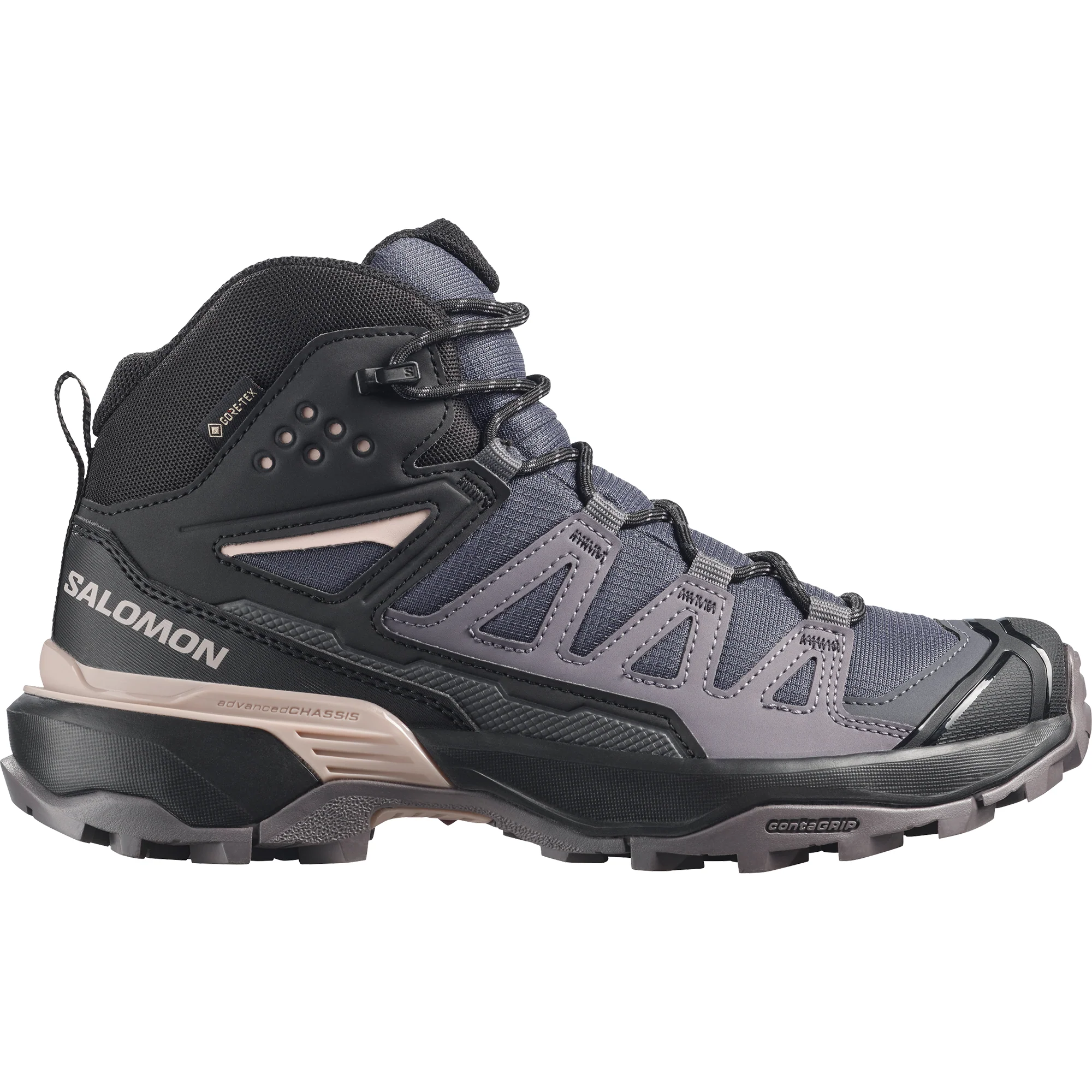 Salomon Women's X Ultra 360 Gore-Tex Mid Trail Boots (Nine Iron/Excalibur)