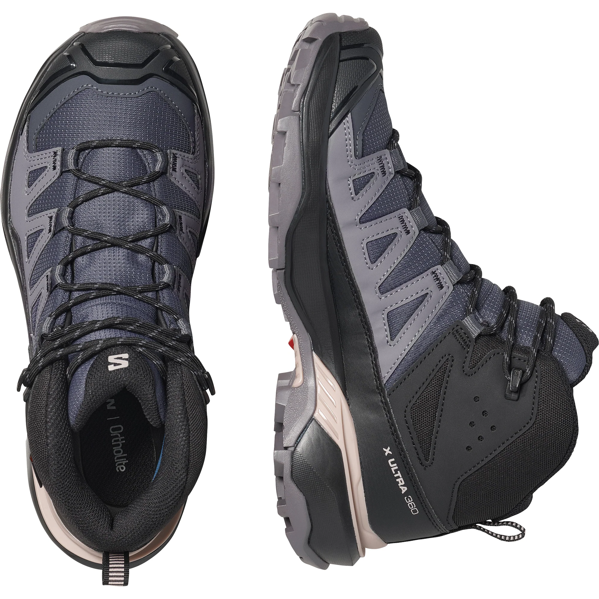 Salomon Women's X Ultra 360 Gore-Tex Mid Trail Boots (Nine Iron/Excalibur) - Image 6