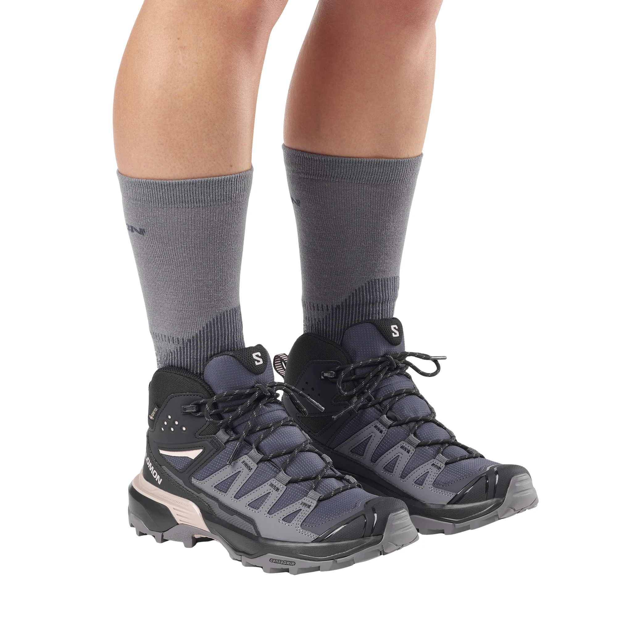 Salomon Women's X Ultra 360 Gore-Tex Mid Trail Boots (Nine Iron/Excalibur) - Image 7