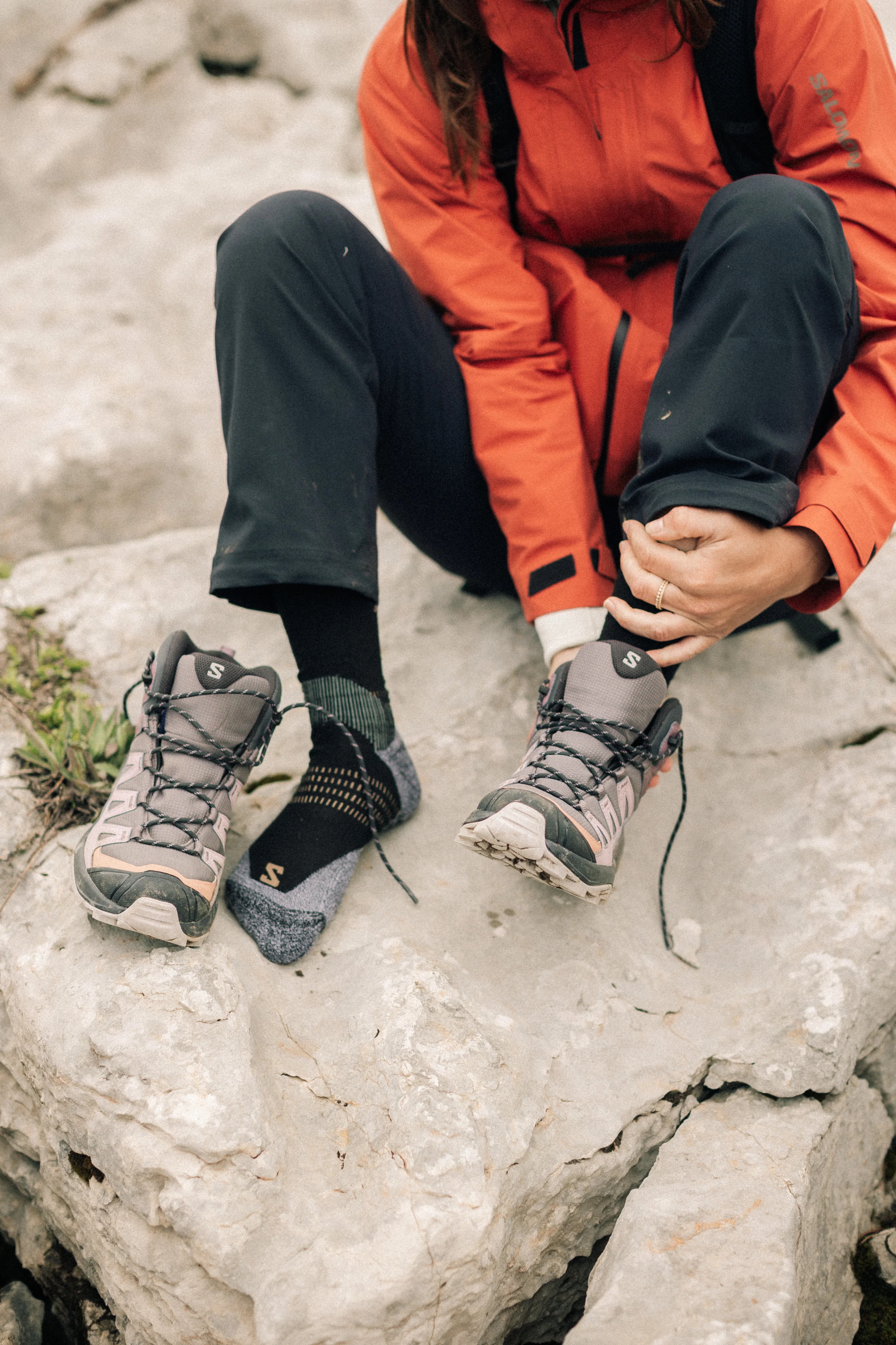 Salomon Women's X Ultra 360 Gore-Tex Mid Trail Boots (Plum Kitten/Phantom/Cork) - Image 17