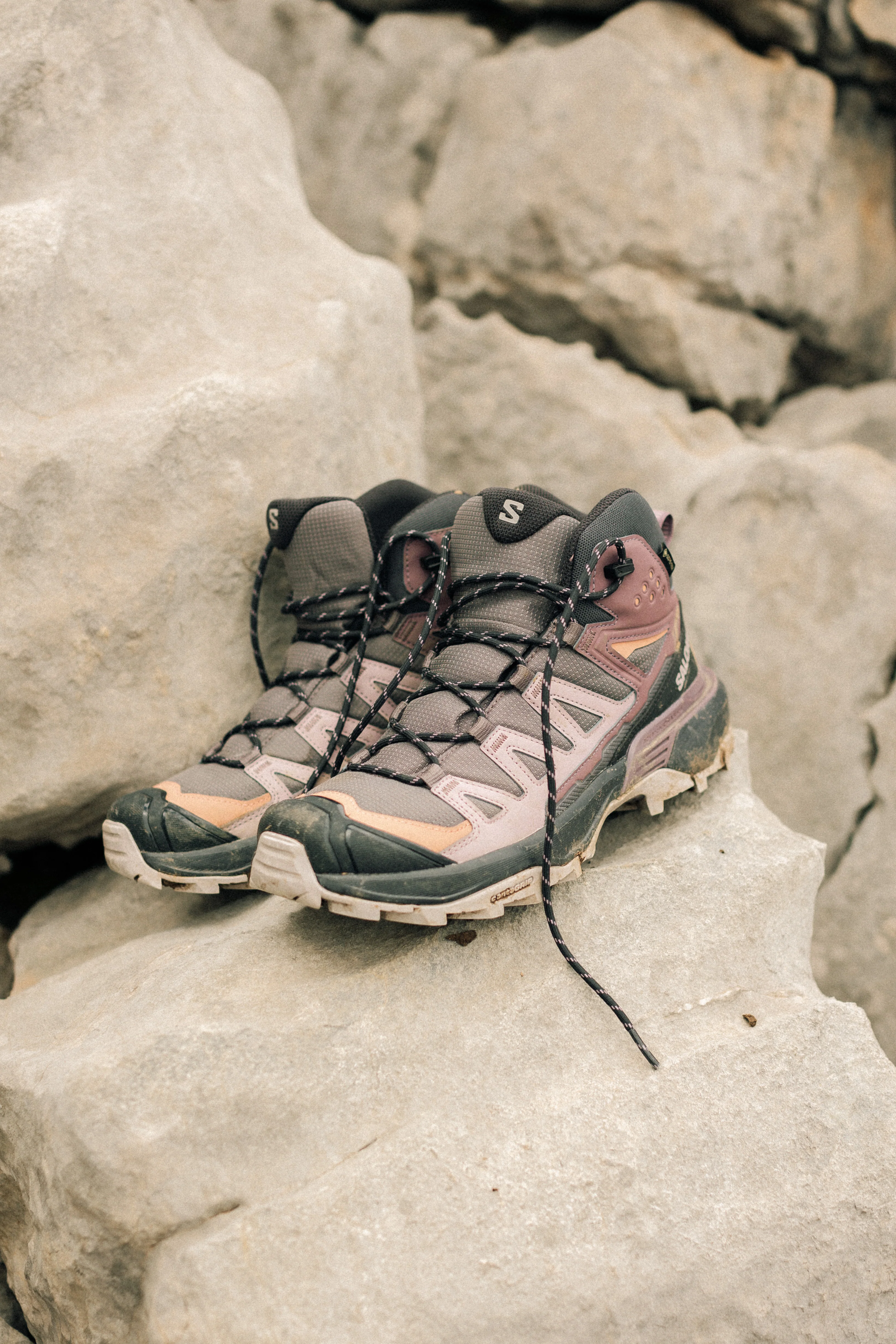 Salomon Women's X Ultra 360 Gore-Tex Mid Trail Boots (Plum Kitten/Phantom/Cork) - Image 18
