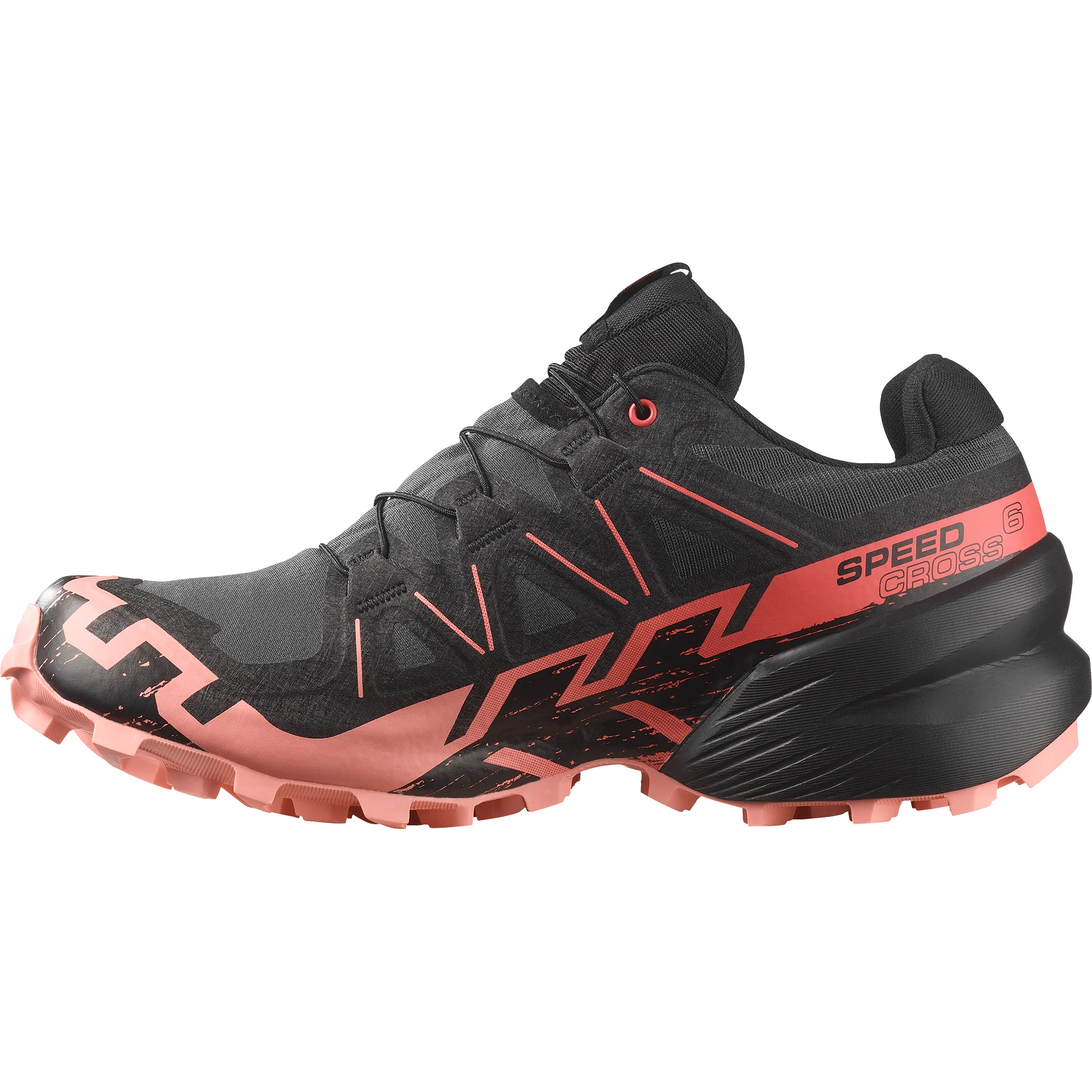 Salomon Women's Speedcross 6 Gore-Tex Trail Running Shoes (Nine Iron/Black/Flamingo Pink) - Image 2