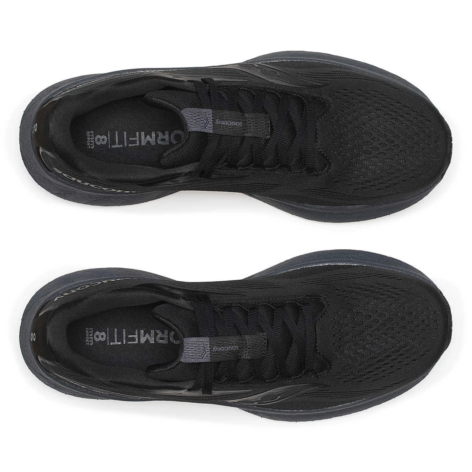 Saucony Men's Ride 18 Running Shoes (Black/Shadow) - Image 5