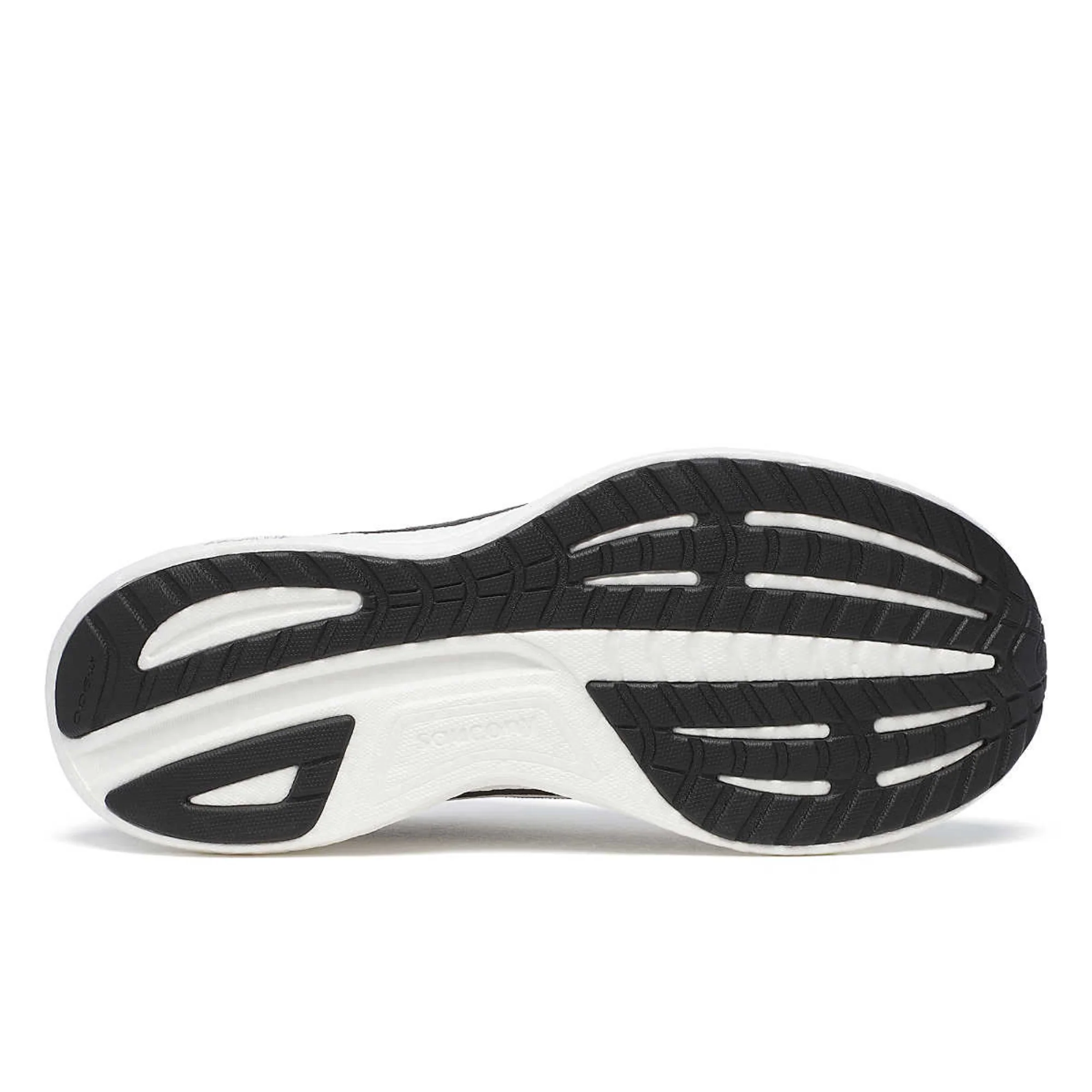 Saucony Men's Ride 18 Wide Fit Running Shoes (Black/White) - Image 3