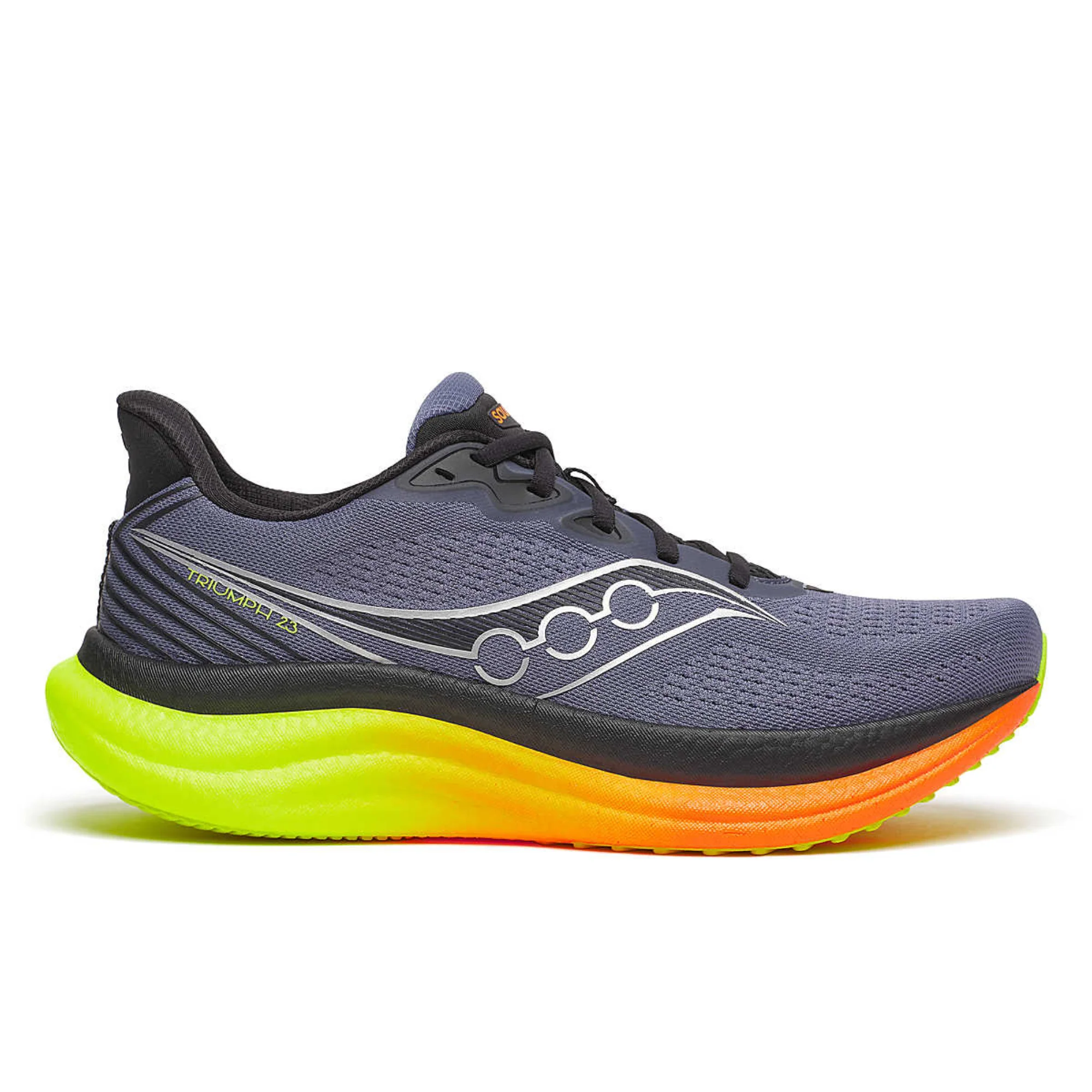 Saucony Men's Triumph 23 Running Shoes (Shadow/Vizi)