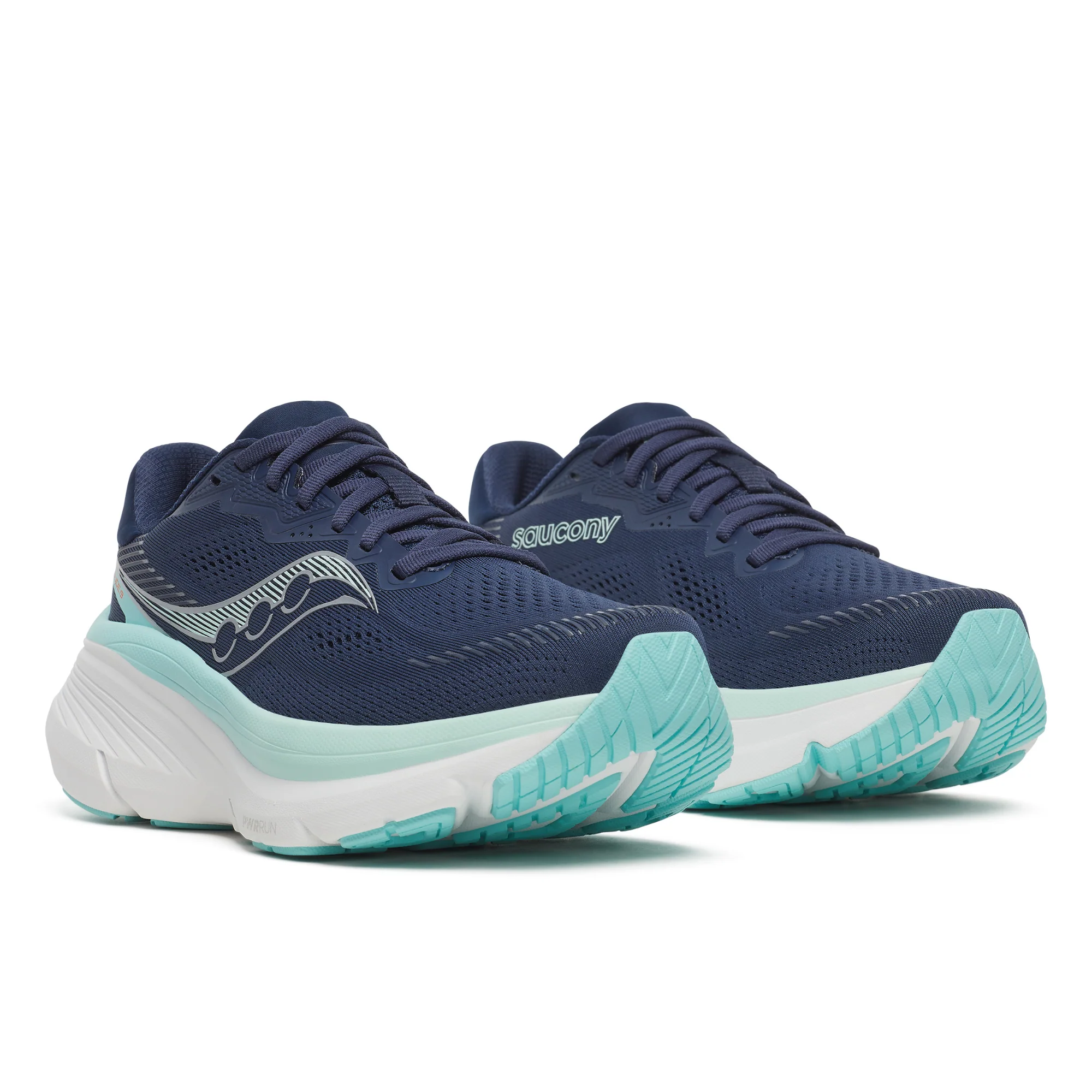 Saucony Women's Guide 19 Running Shoes (Navy/Aqua) - Image 4