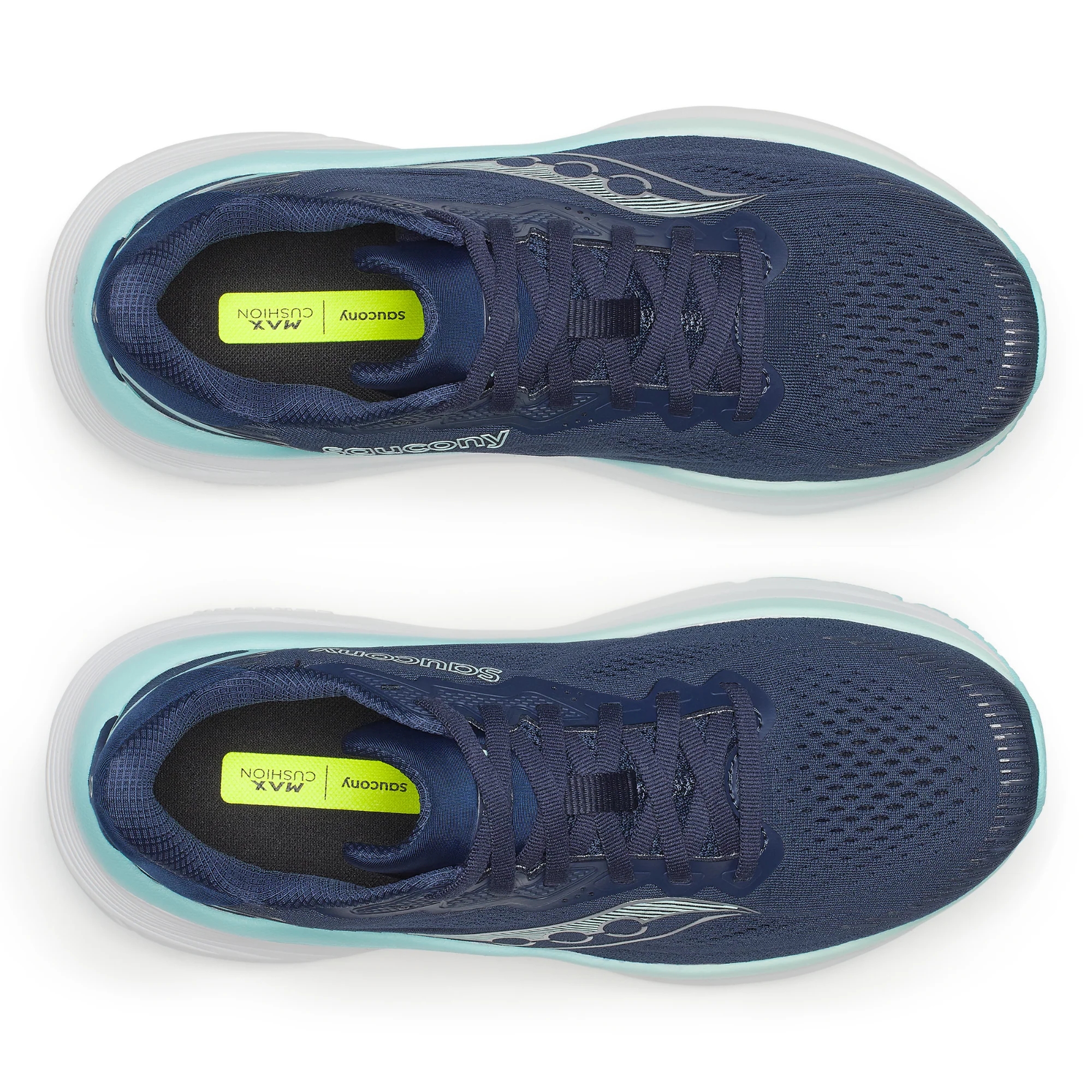Saucony Women's Guide 19 Running Shoes (Navy/Aqua) - Image 5