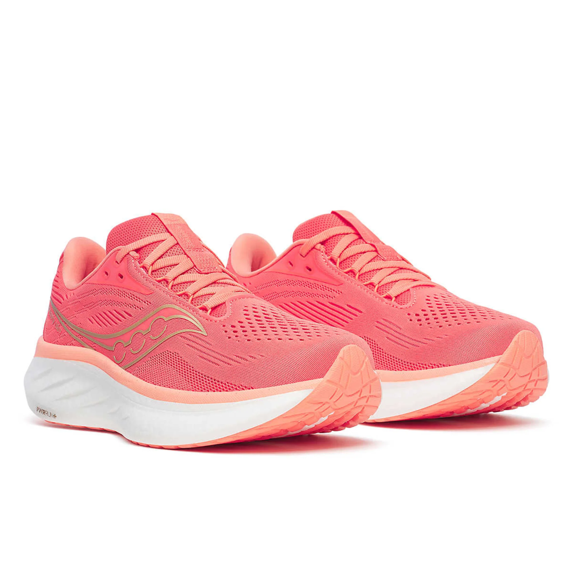 Saucony Women's Ride 18 Running Shoes (Coral/Salmon) - Image 4