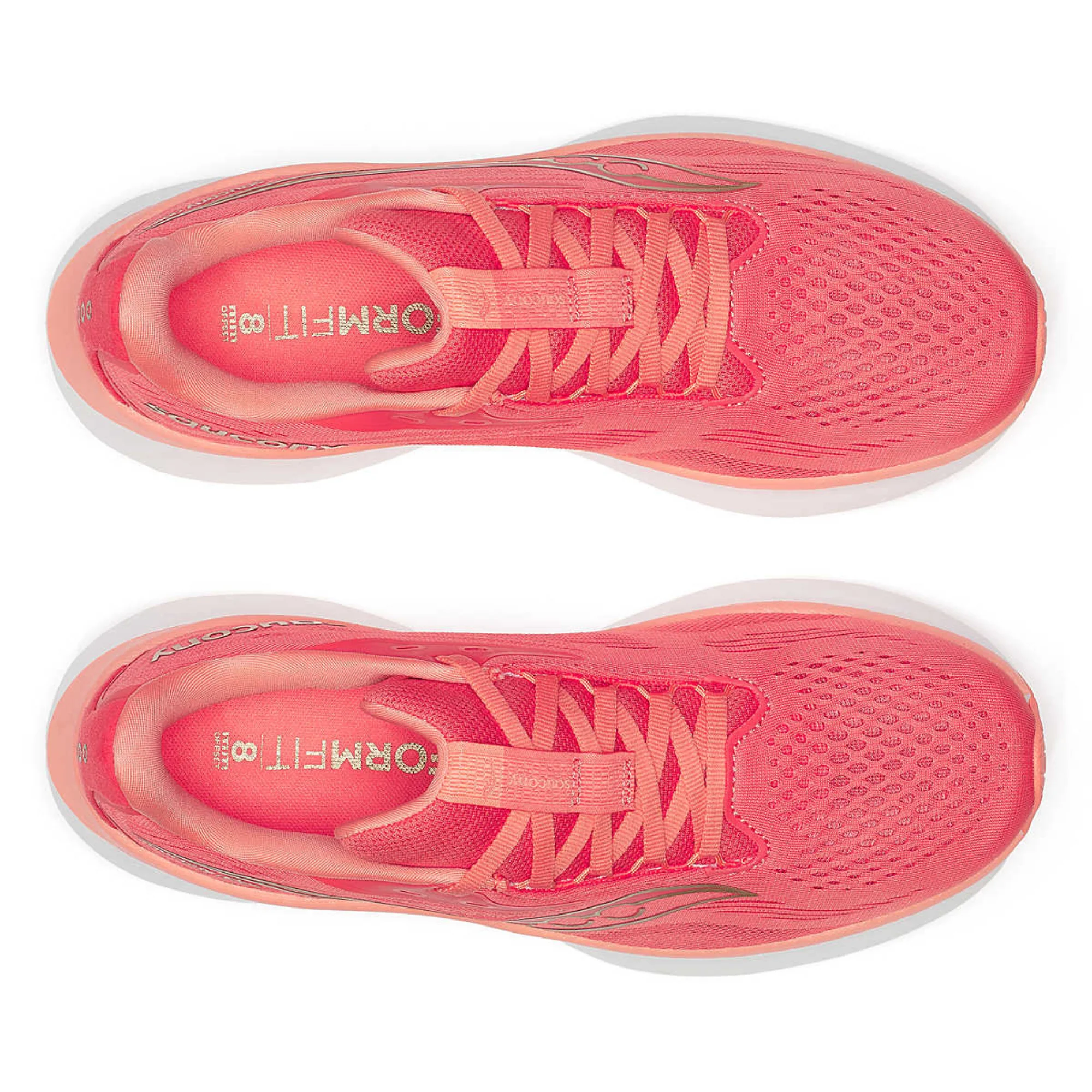 Saucony Women's Ride 18 Running Shoes (Coral/Salmon) - Image 5