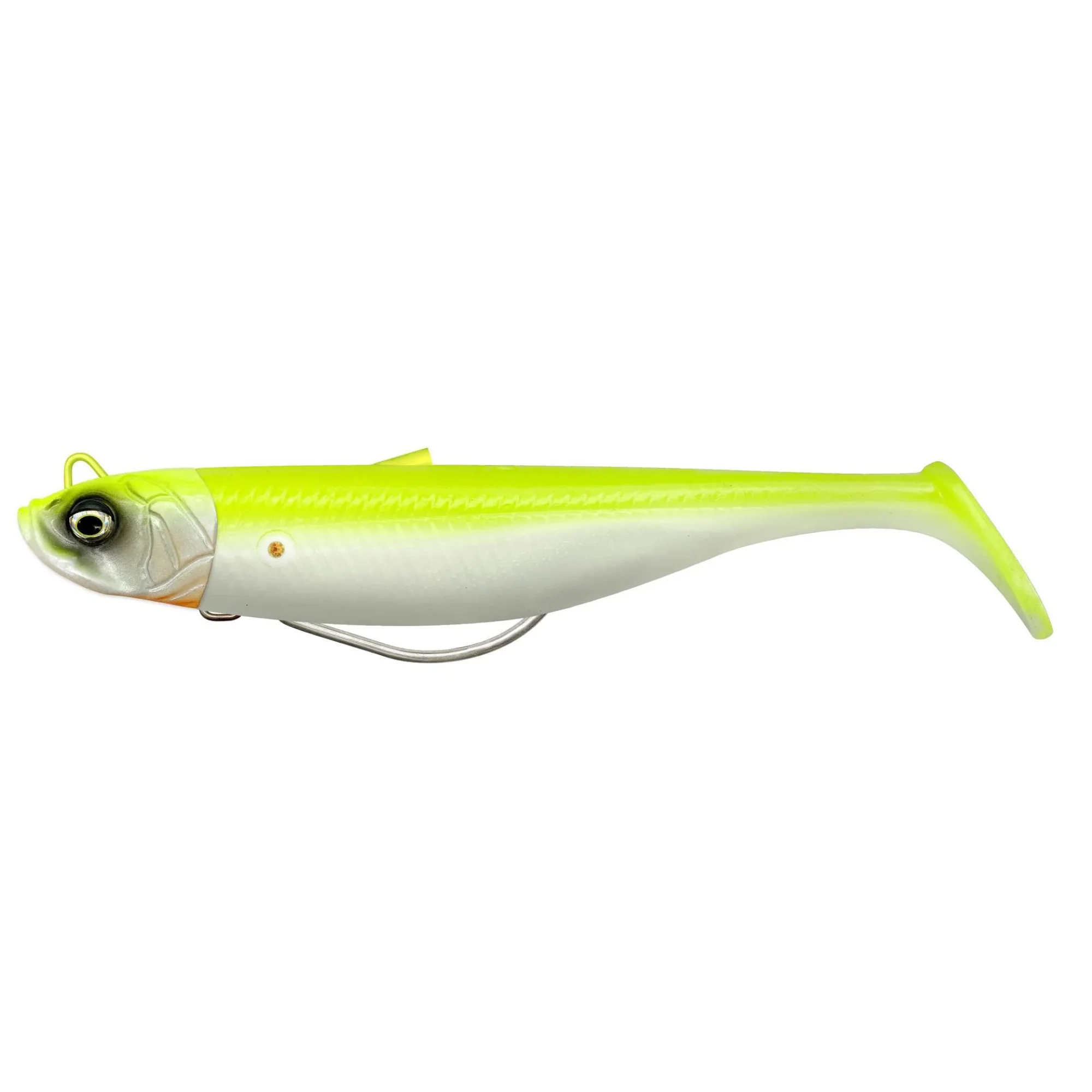 Savage Gear Minnow Weedless 2+1 Soft Lure (12.5cm/Sinking/28g)(Lemon Back)