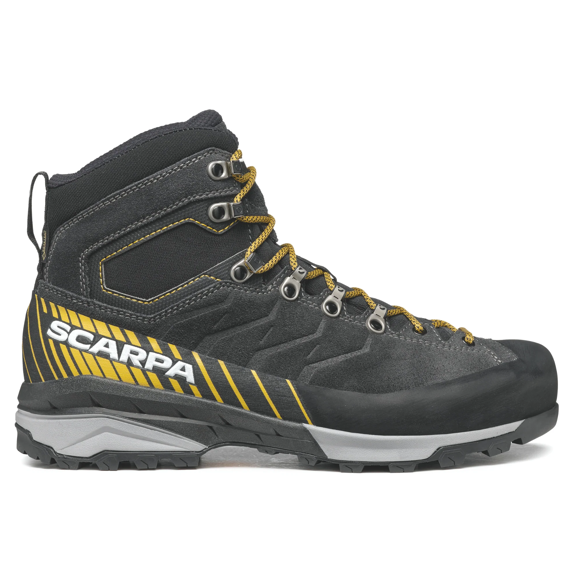 Scarpa Men's Mescalito Trek Gore-Tex Mountaineering Boots (Dark Anthracite/Mustard) - Image 2