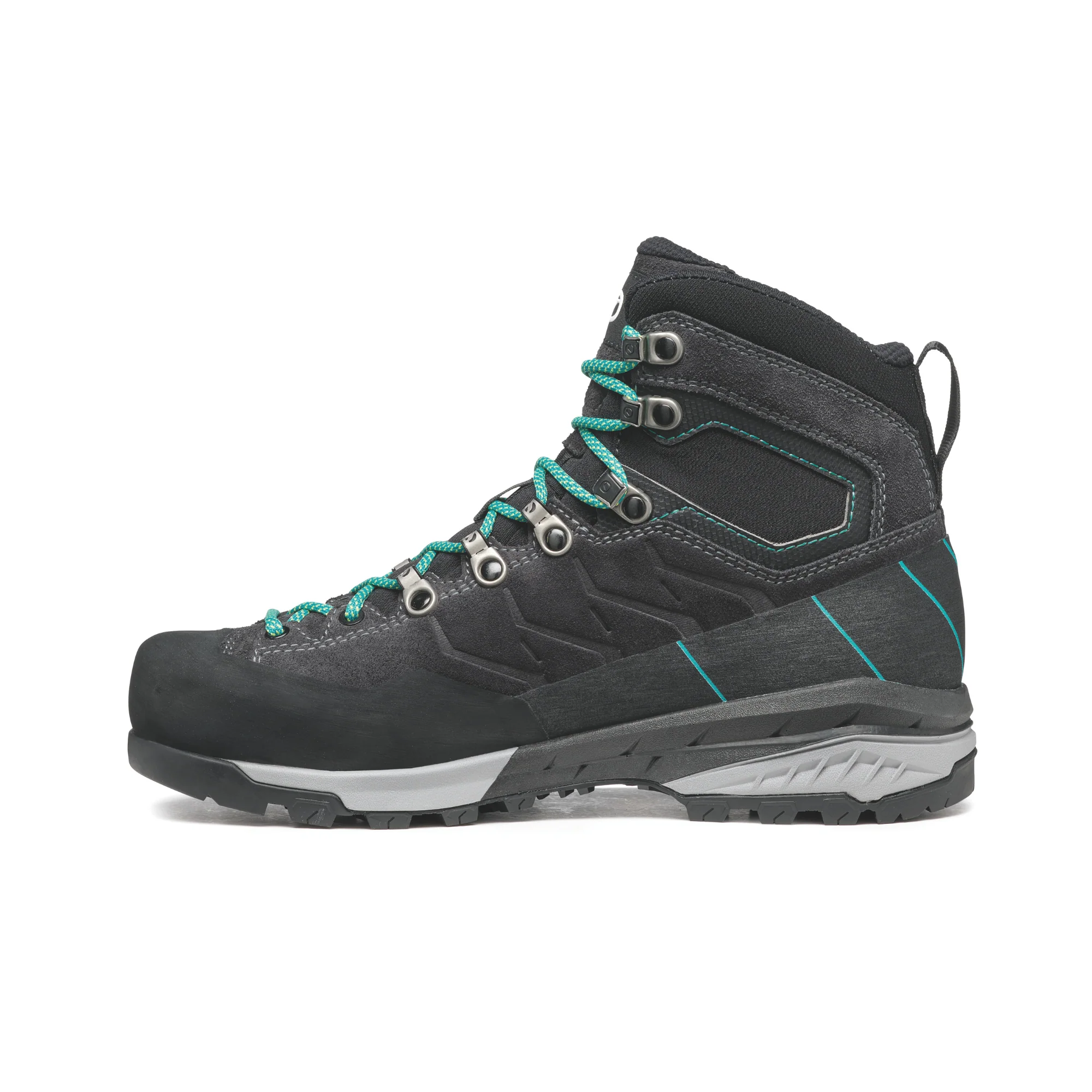 Scarpa Women's Mescalito Trek Gore-Tex Mountaineering Boots (Dark Anthracite/Tropical Green) - Image 2