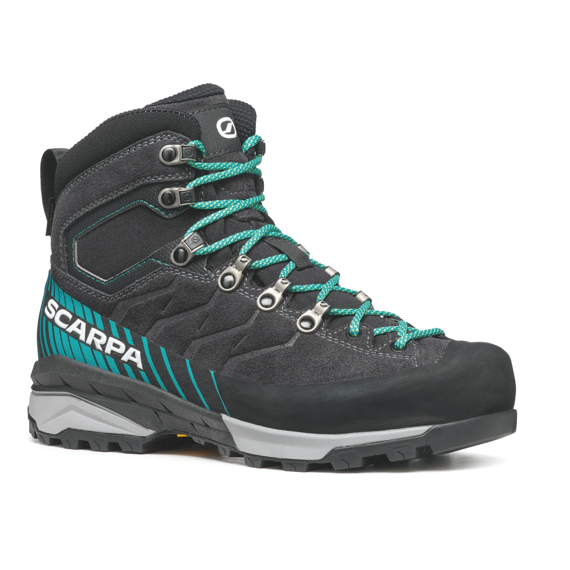 Scarpa Women's Mescalito Trek Gore-Tex Mountaineering Boots (Dark Anthracite/Tropical Green) - Image 3