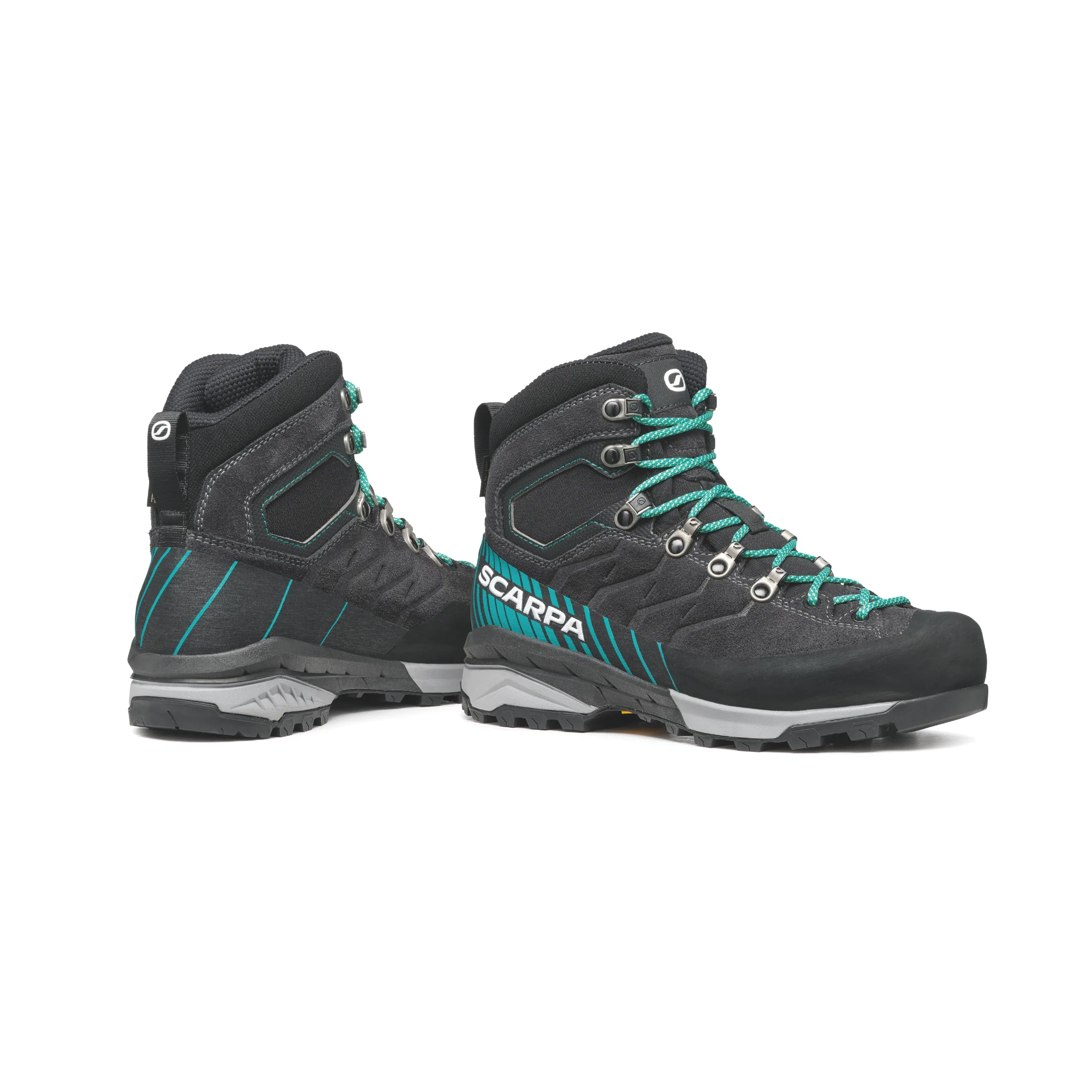 Scarpa Women's Mescalito Trek Gore-Tex Mountaineering Boots (Dark Anthracite/Tropical Green) - Image 7