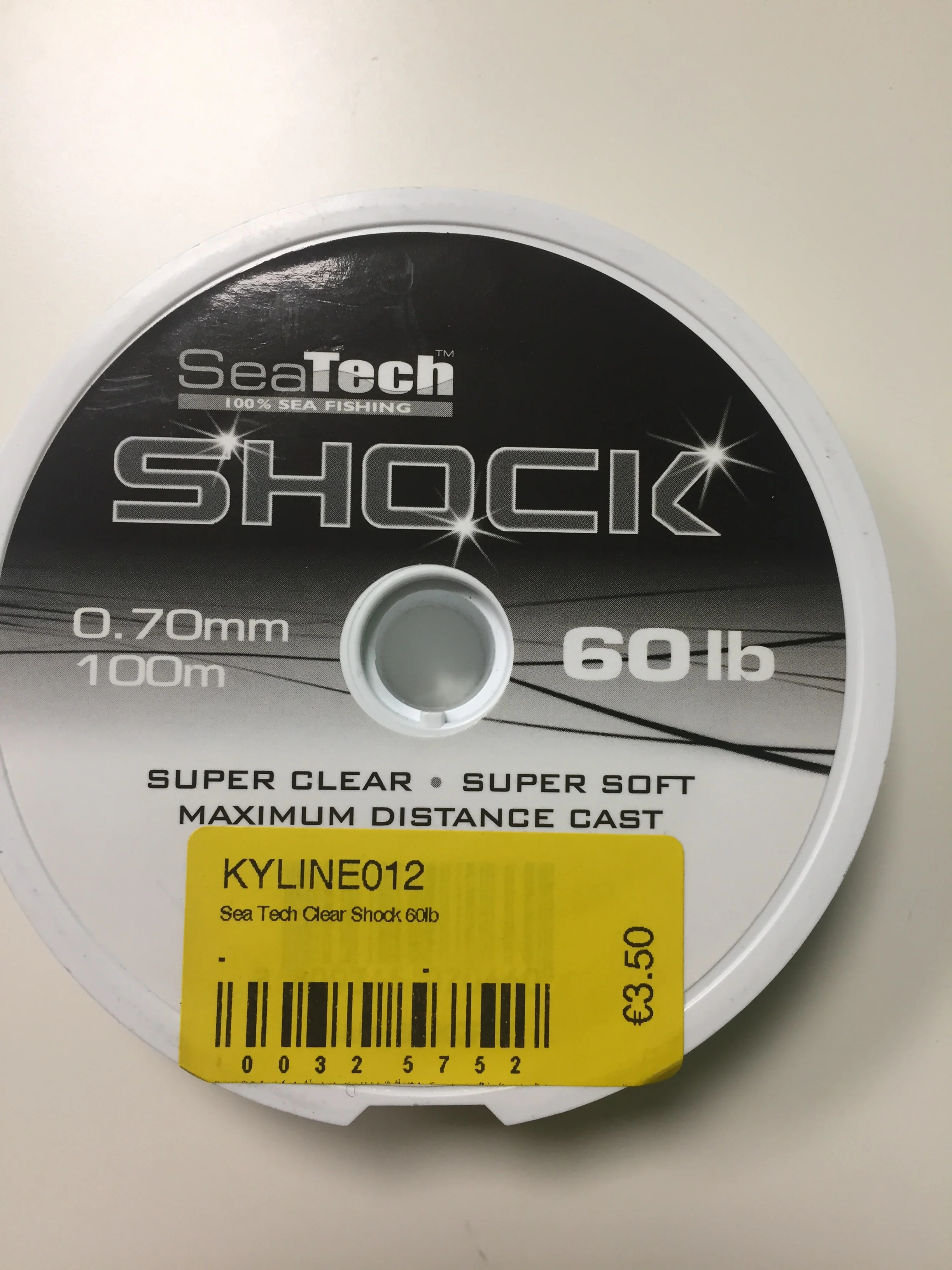 60lb Sea Tech Clear Shock