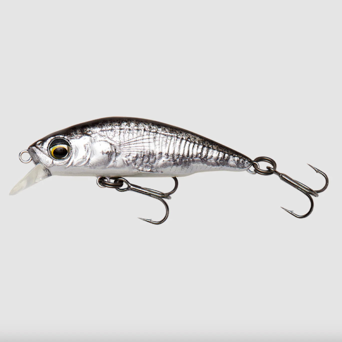 Savage Gear 3D Sticklebait Twitch Lure (5.5cm/Sinking/7g)(Black Silver)
