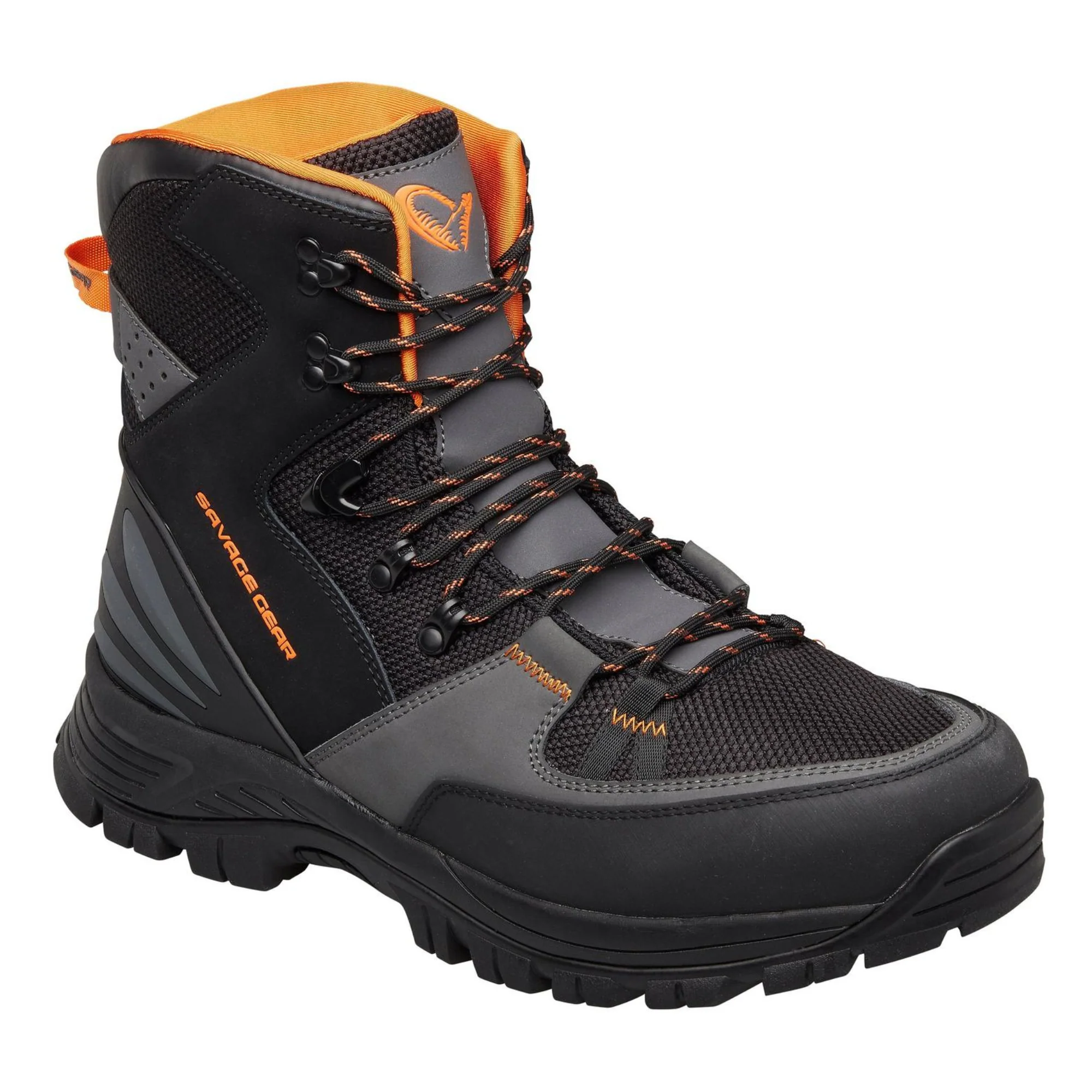 Savage Gear Unisex SG8 Cleated Wading Boots (Black/Grey)
