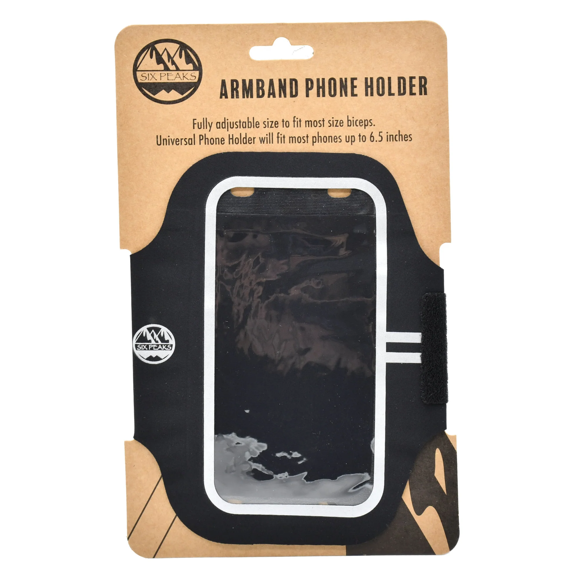 Six Peaks Armband Phone Holder (Black) - Image 3