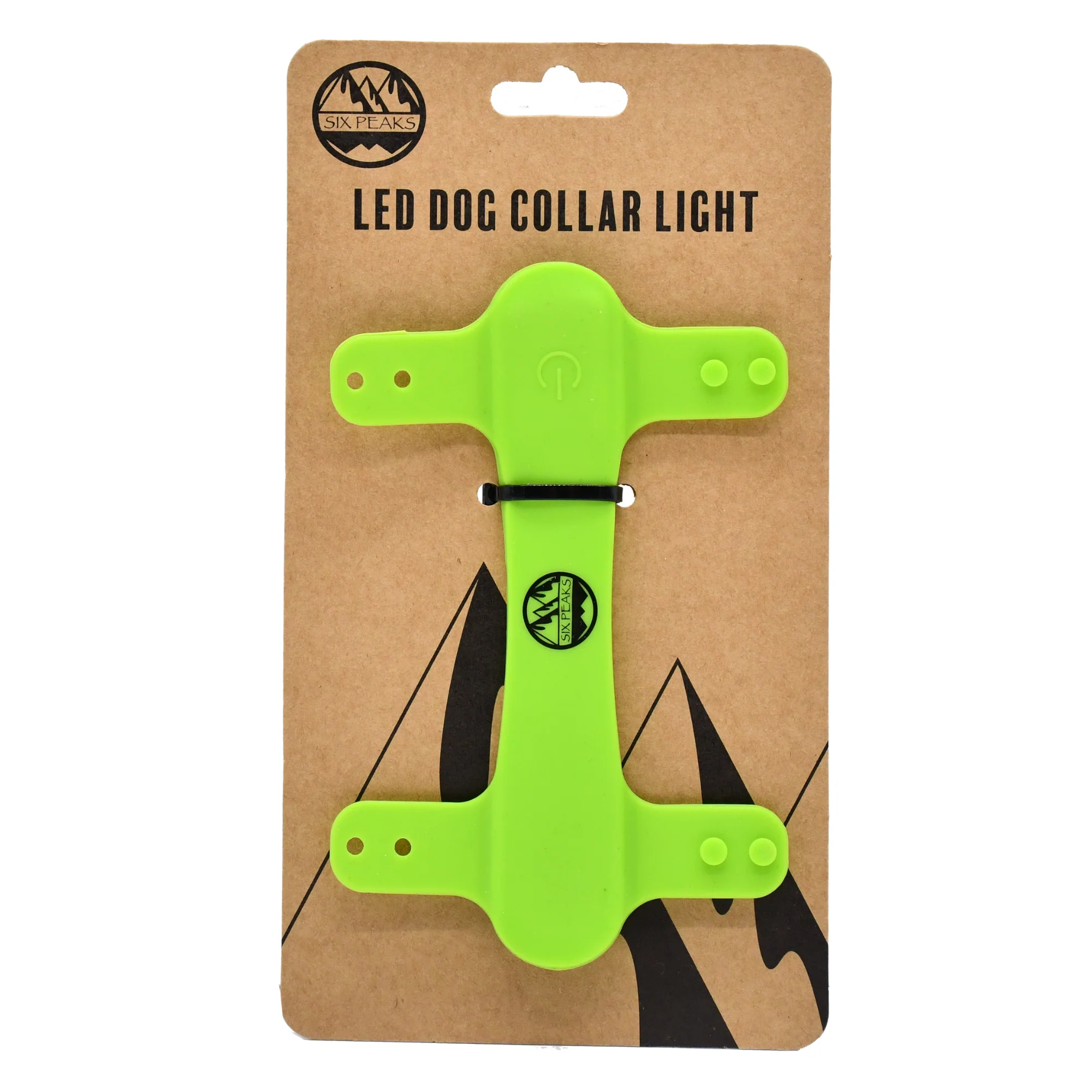 Six Peaks LED Light Dog Collar Attachment (Fluo Yellow) - Image 2