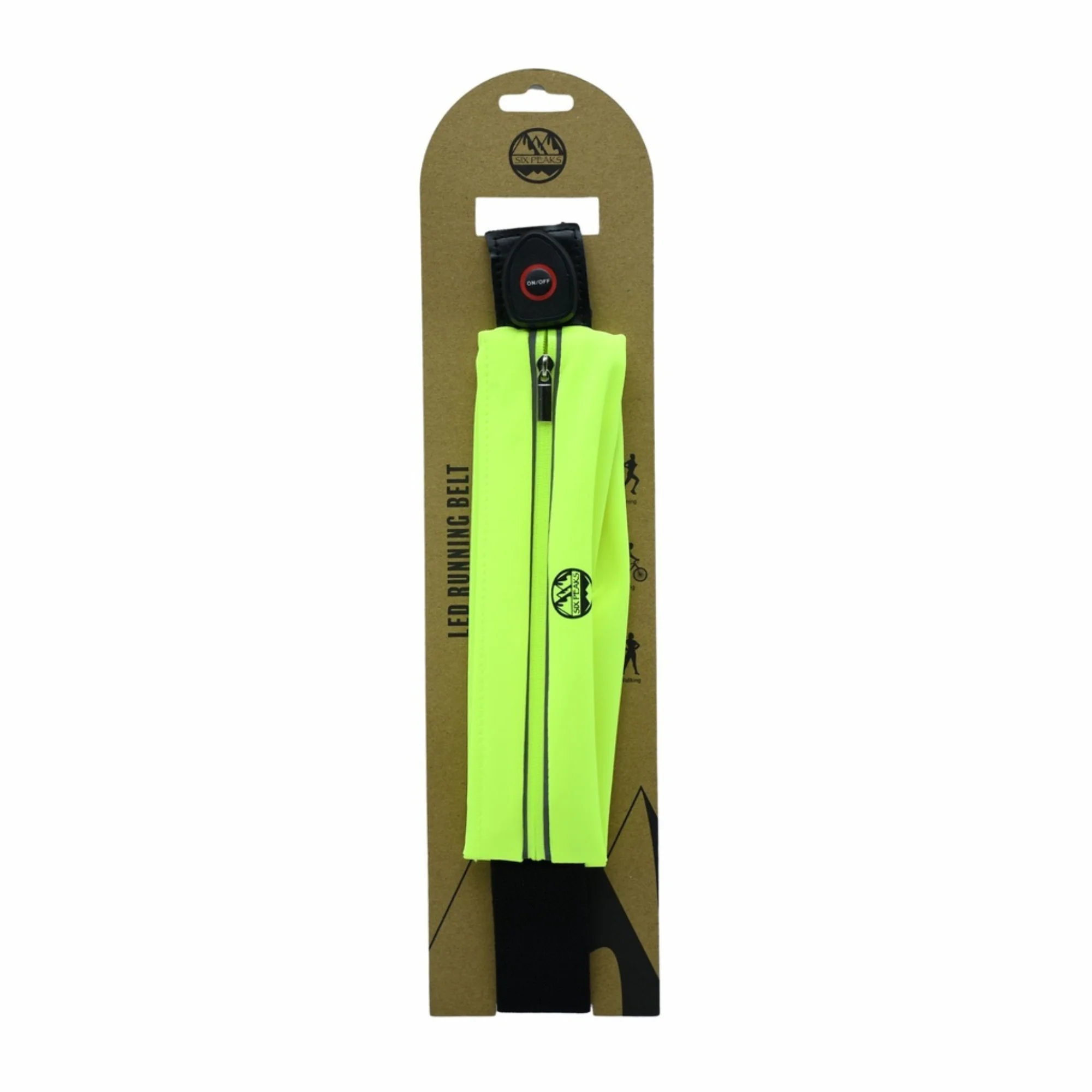 Six Peaks LED Running Belt (Neon Yellow) - Image 3