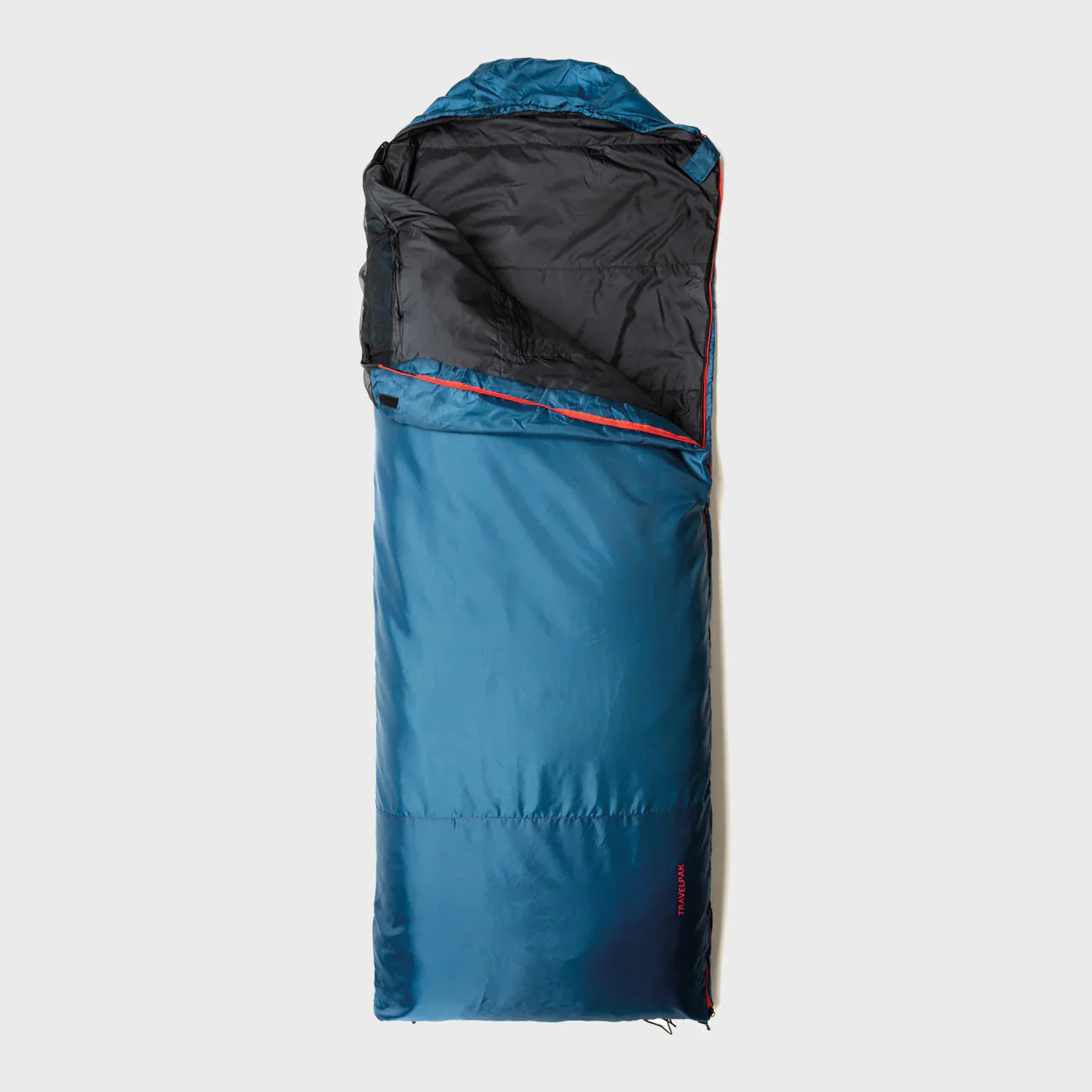 Snugpak Travelpak Traveller Square Left Zip 2°C/7°C Sleeping Bag (Petrol Blue) - Image 2