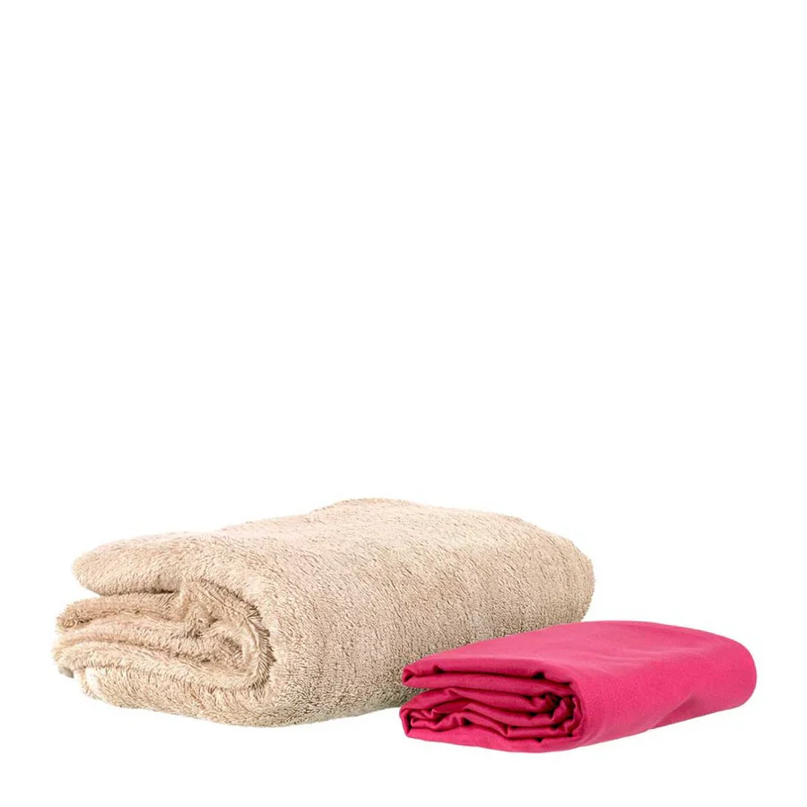 Lifeventure Recycled SoftFibre Giant Trek Towel (Pink) - Image 6