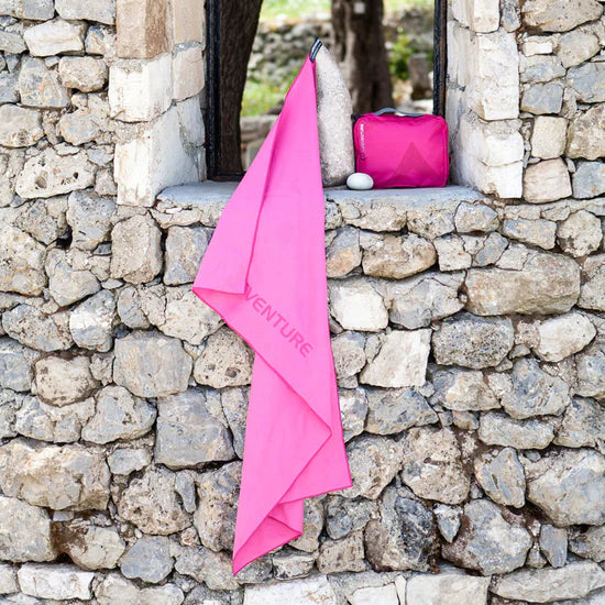 Lifeventure Recycled SoftFibre Giant Trek Towel (Pink) - Image 7
