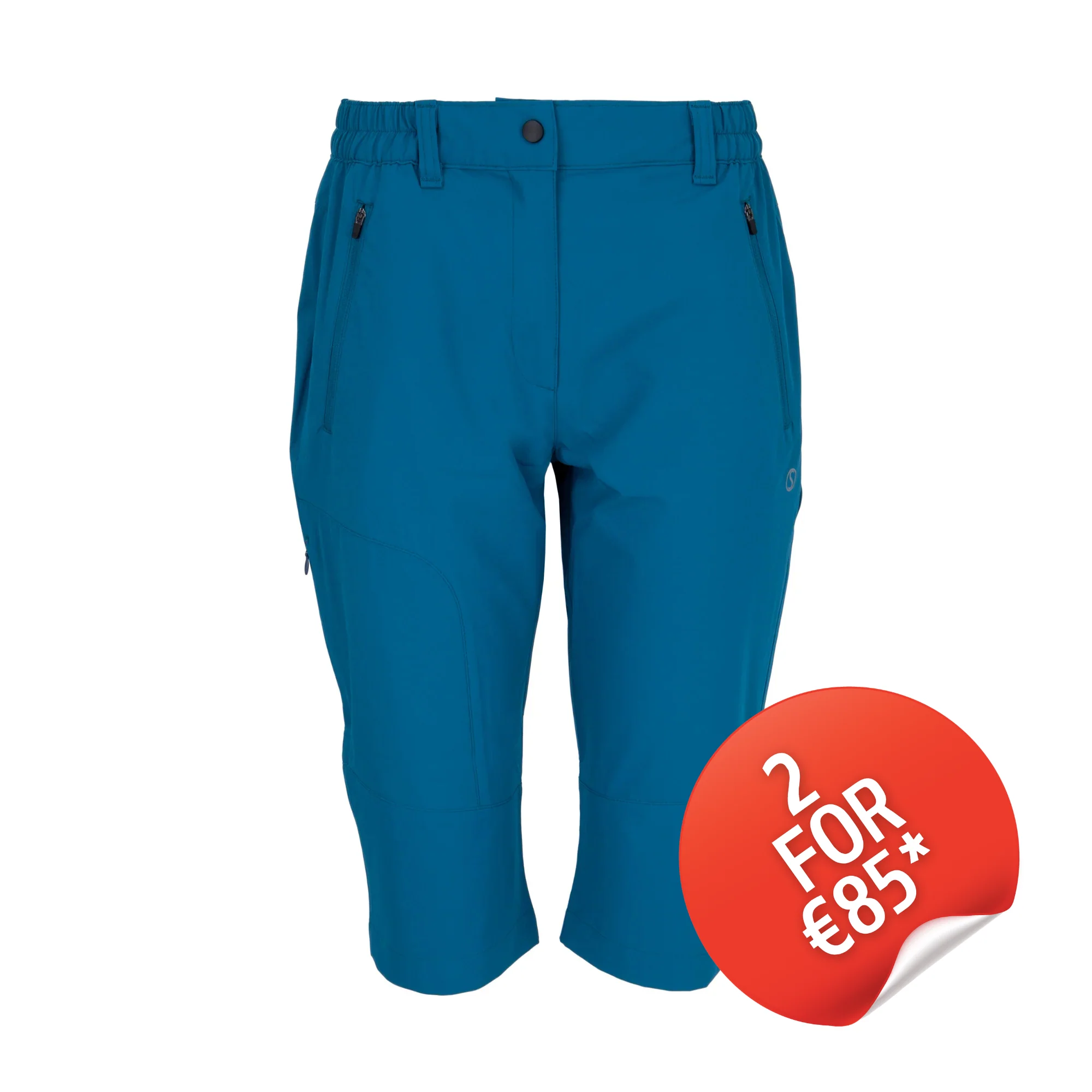 Silverpoint Women's Coniston Light Capri Trousers (Air Force Blue)