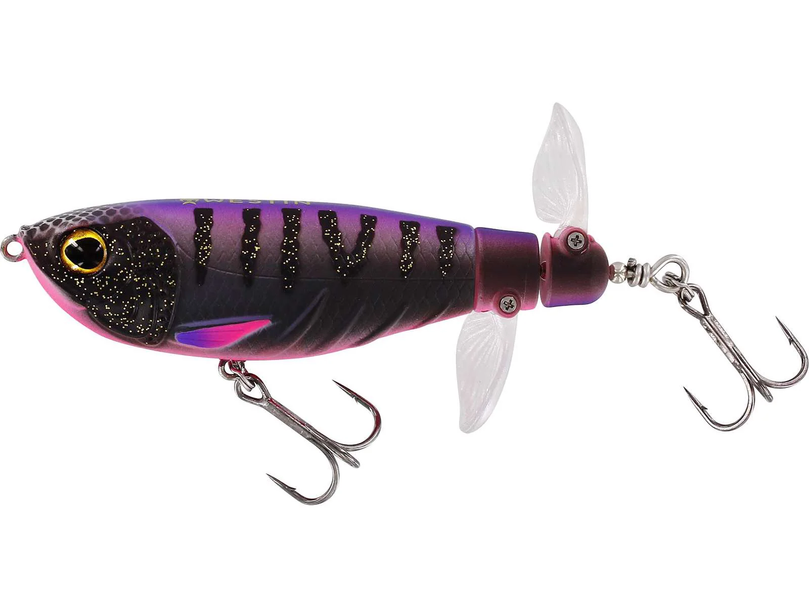 Westin Spot-On Twin Turbo Lure (9cm/Floating/19g)(Black Haze)
