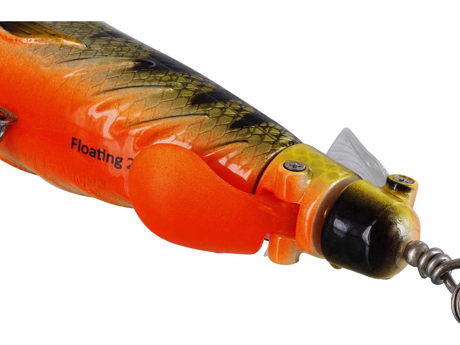 Westin Spot-On  Twin Turbo Lead Free Topwater Lure (9cm/Floating/19g)(Bling Perch) - Image 2