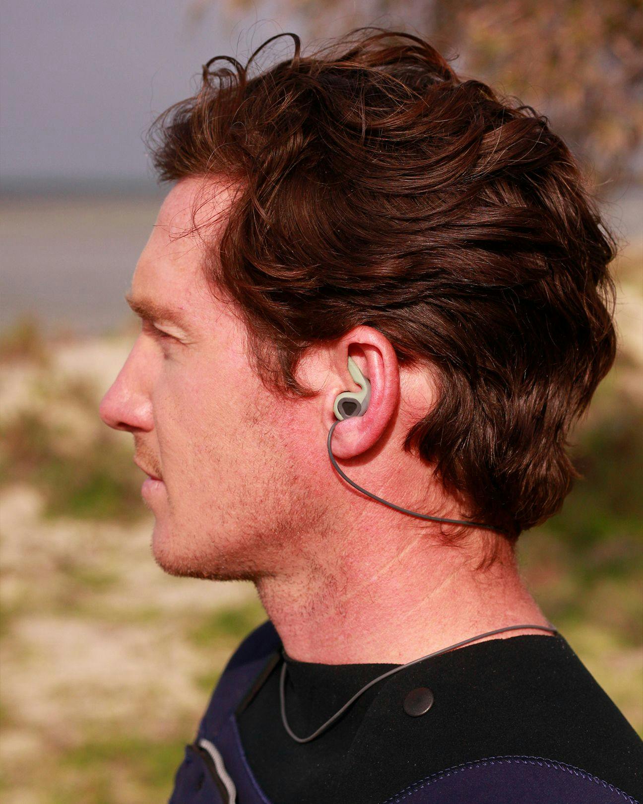 SurfEars Adult 4.0 Swim Watersports Earplugs (Black/Sage) - Image 19
