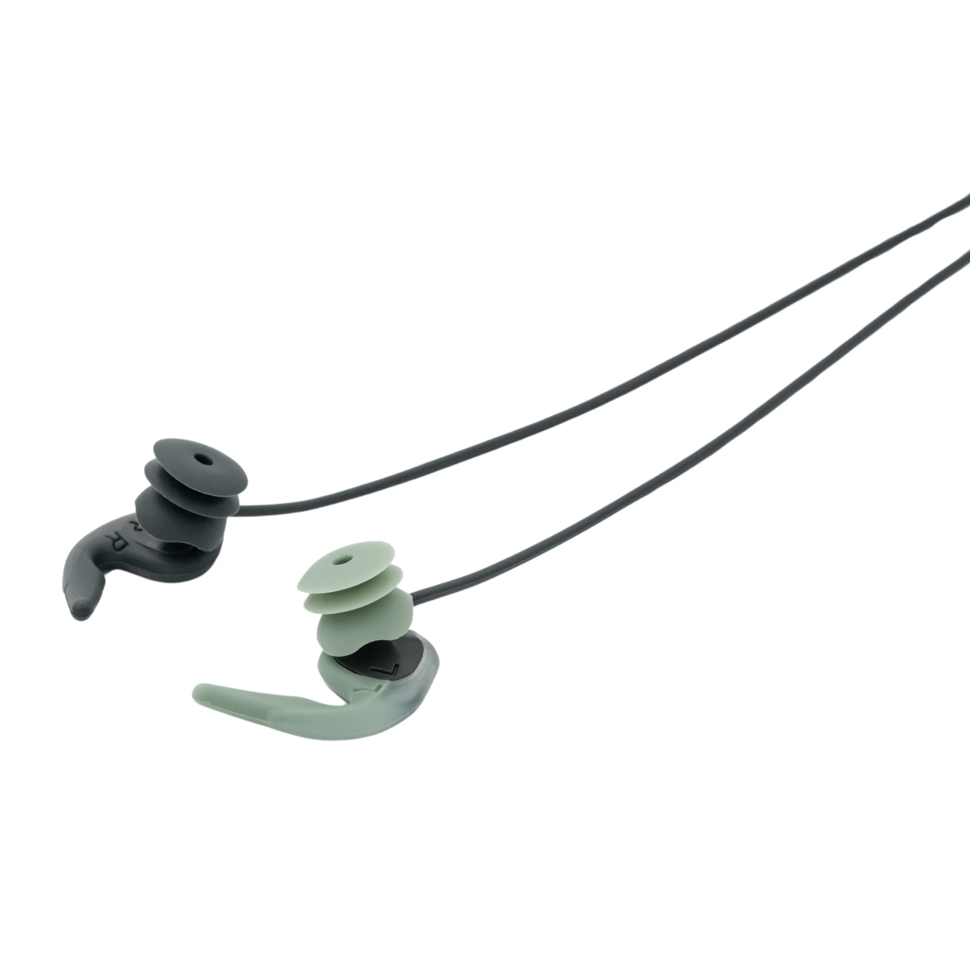 SurfEars Adult 4.0 Swim Watersports Earplugs (Black/Sage) - Image 4