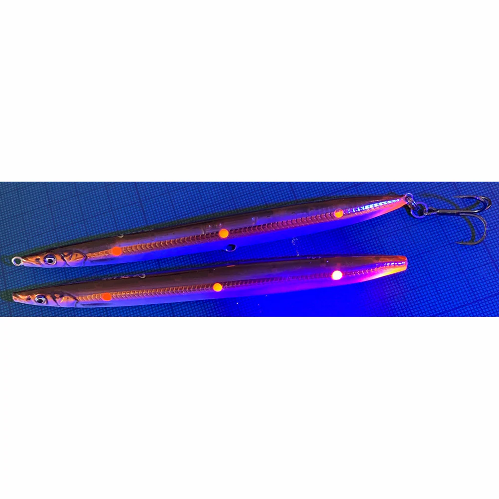 Savage Gear Seeker Intense Strike Point ISP Sinking Metal Lure (10cm/28g - Fluo UV Red/Black) - Image 3