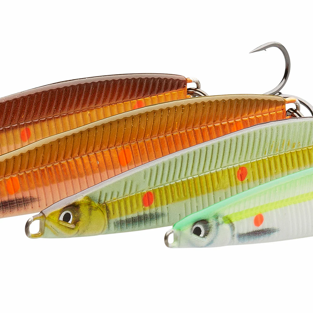 Savage Gear Seeker Intense Strike Point ISP Sinking Metal Lure (10cm/28g - Fluo UV Red/Black) - Image 4