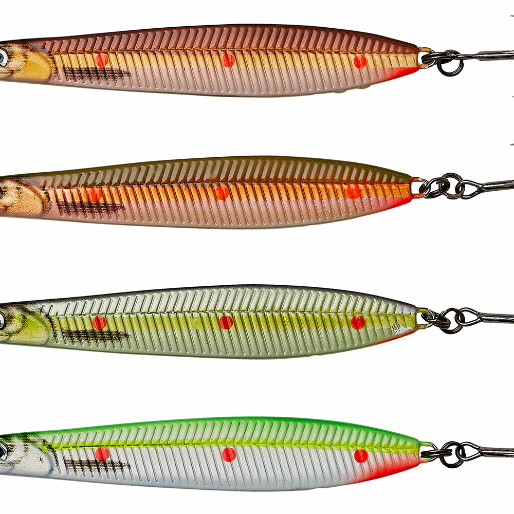 Savage Gear Seeker Intense Strike Point ISP Sinking Metal Lure (10cm/28g - Fluo UV Red/Black) - Image 6