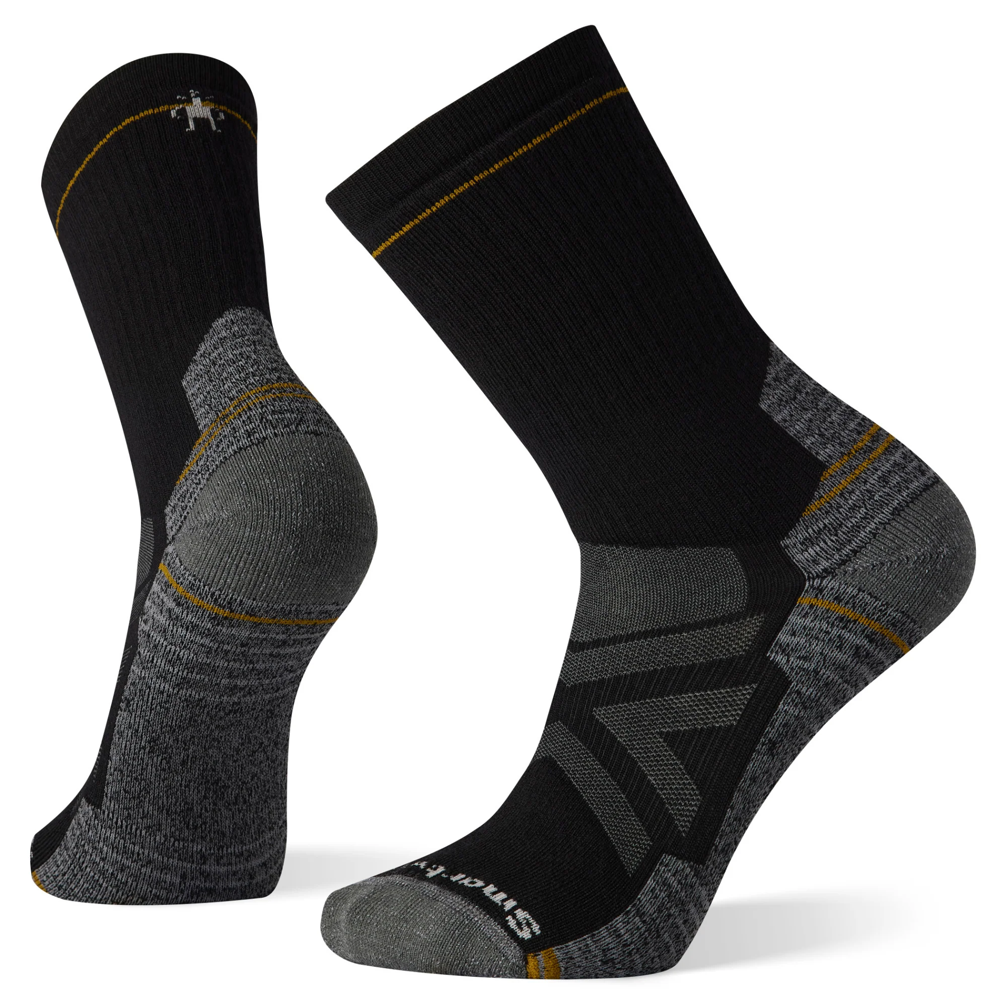 Smartwool Men's Performance Hike Full Cushion Merino Blend Crew Socks (Black)